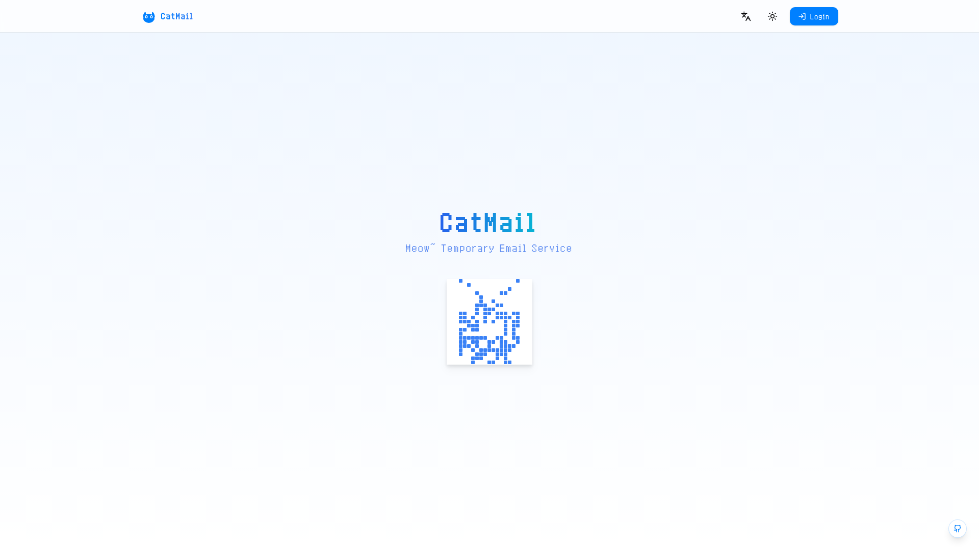 website screenshot of https://moemail-3bj.pages.dev/