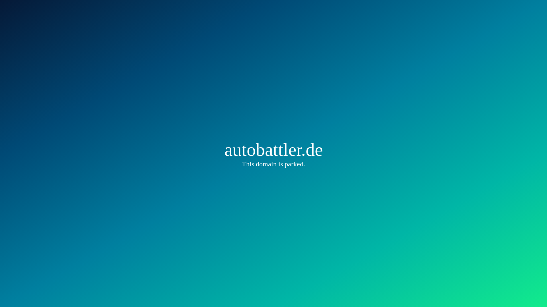 website screenshot of https://autobattler.de/
