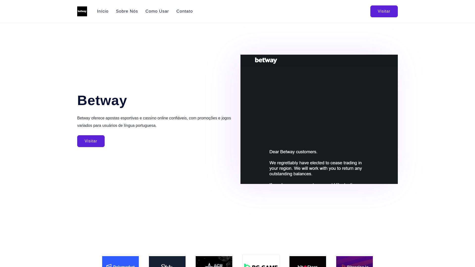 website screenshot of https://portuguese-betway.com/