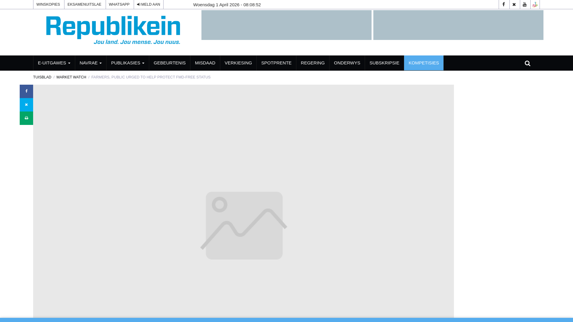 website screenshot of https://www.republikein.com.na/local-news/farmers-public-urged-to-help-protect-fmd-free-status-nmh008744-3015-10085