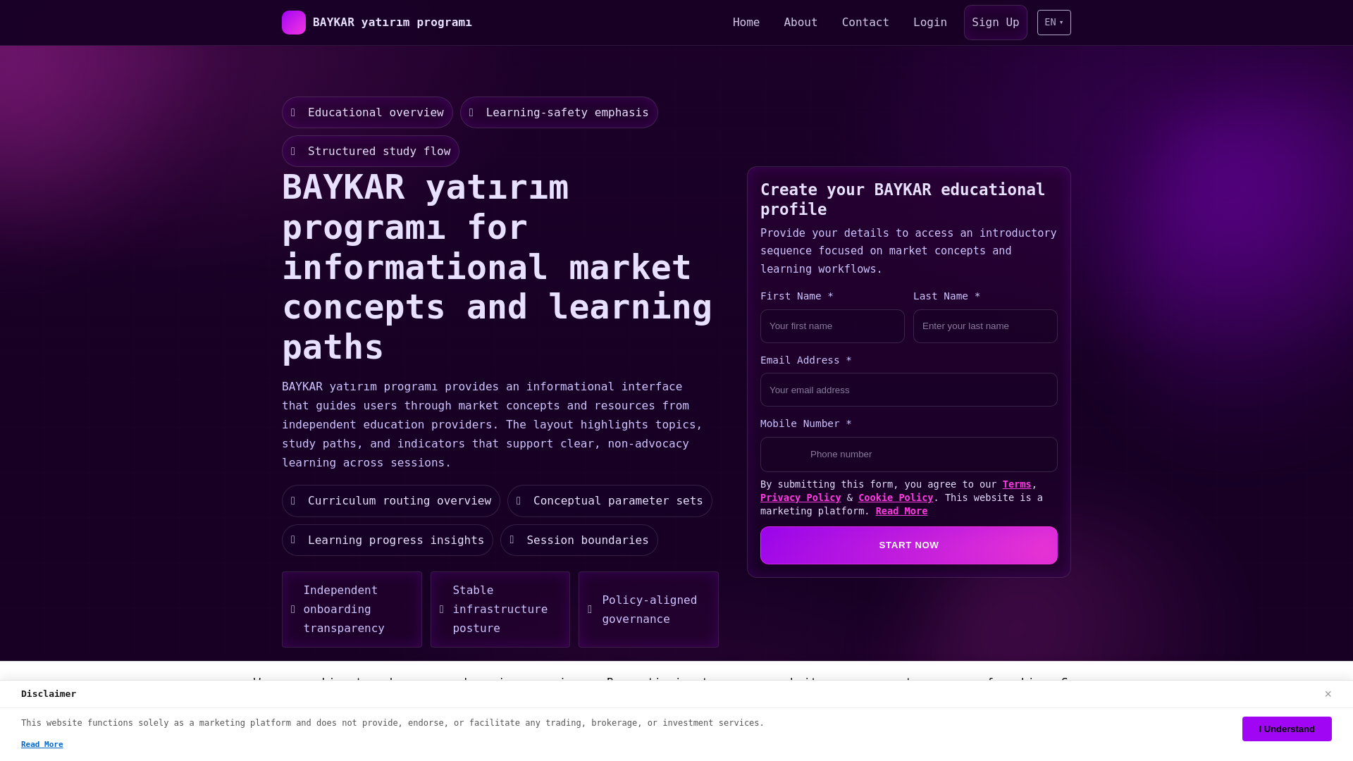website screenshot of https://baykar-investment-program-com.pages.dev/
