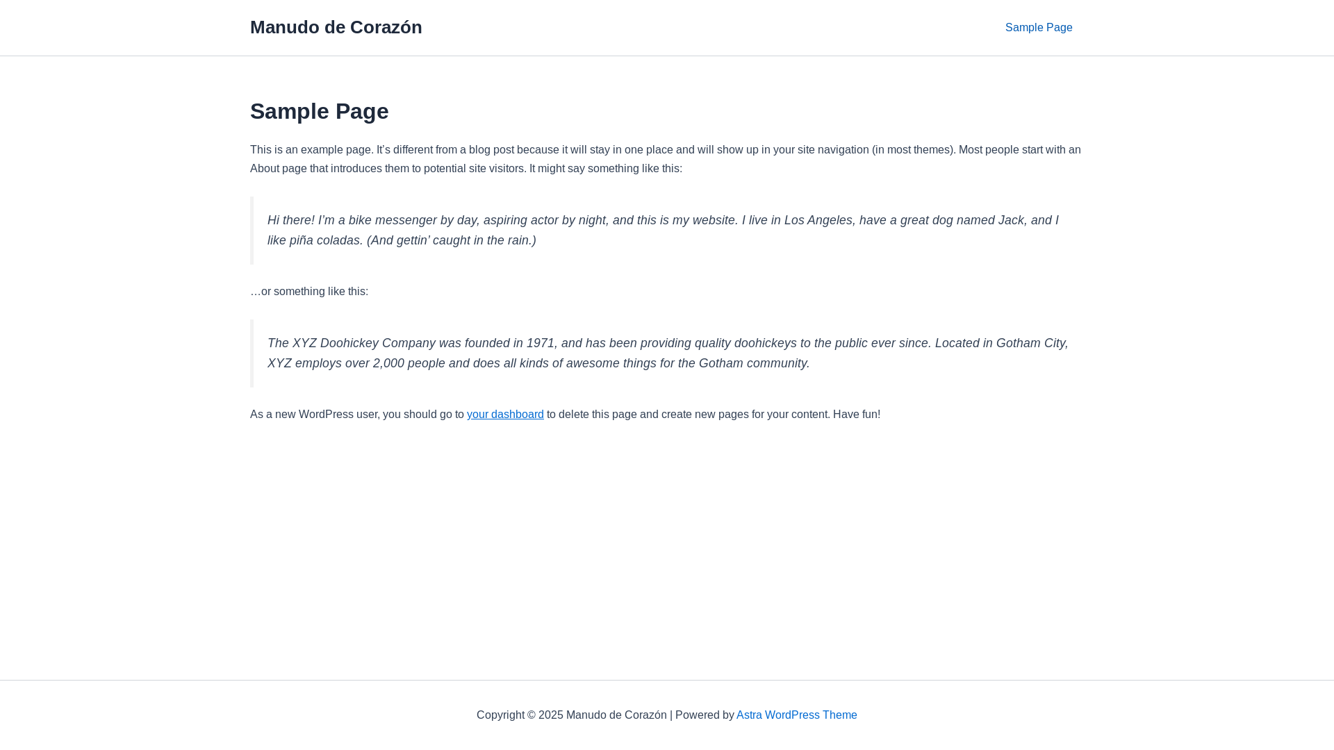 website screenshot of https://manudodecorazon.com/