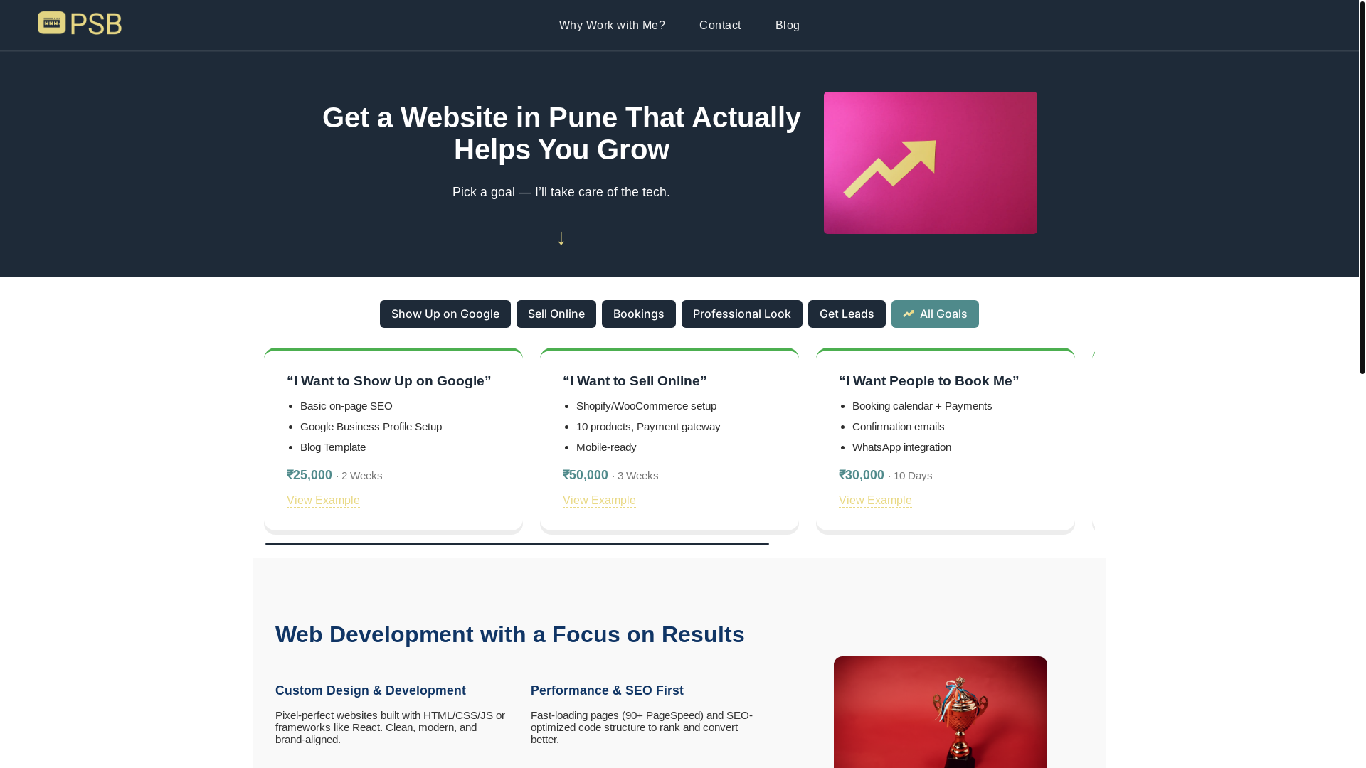 website screenshot of https://web-developer-pune.pages.dev/