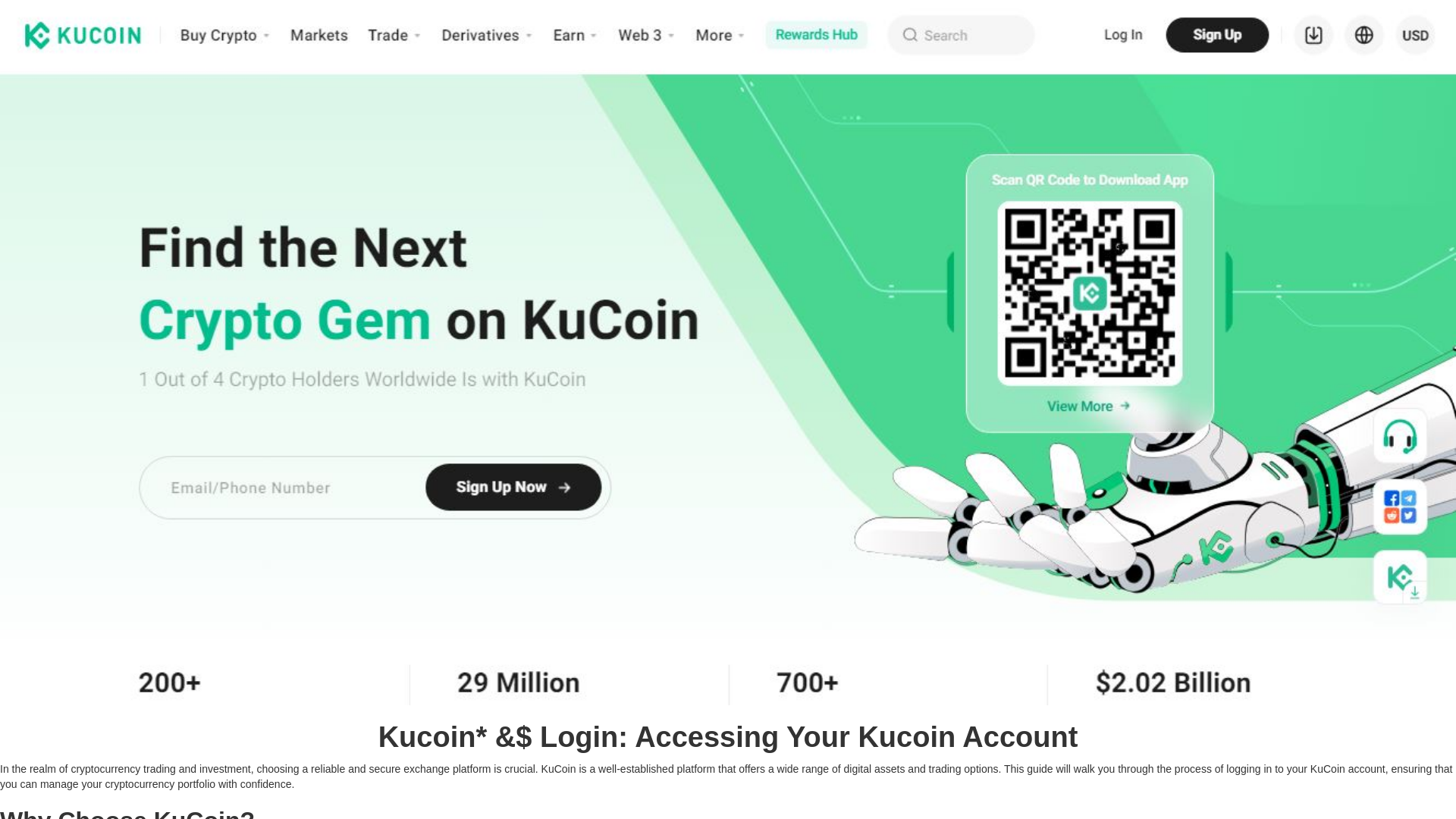website screenshot of https://kucooinlogien.webflow.io