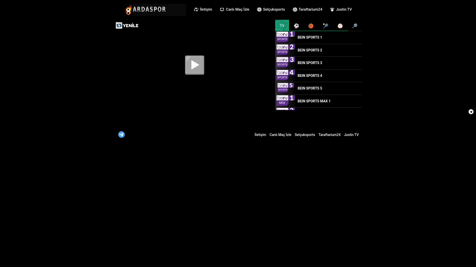 website screenshot of https://justintv194.site/