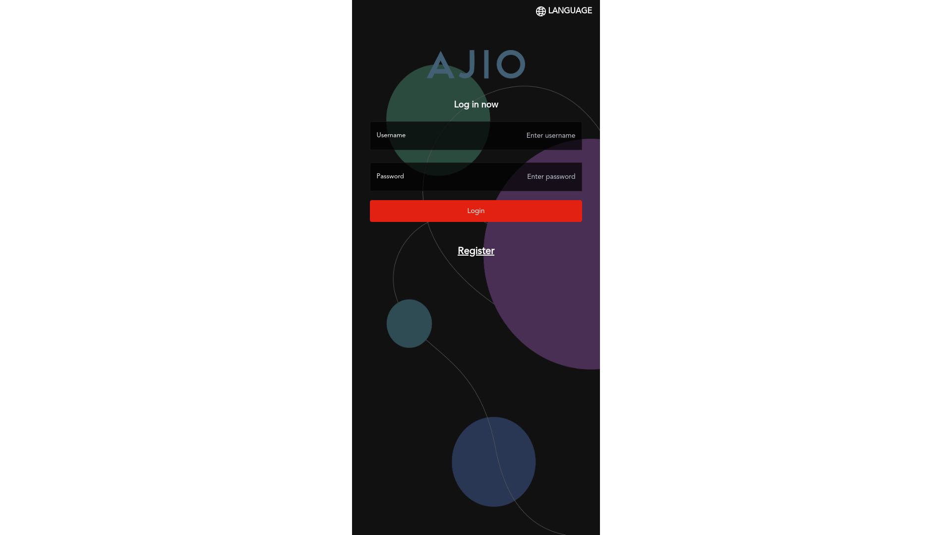 website screenshot of https://ajiointernational.com/