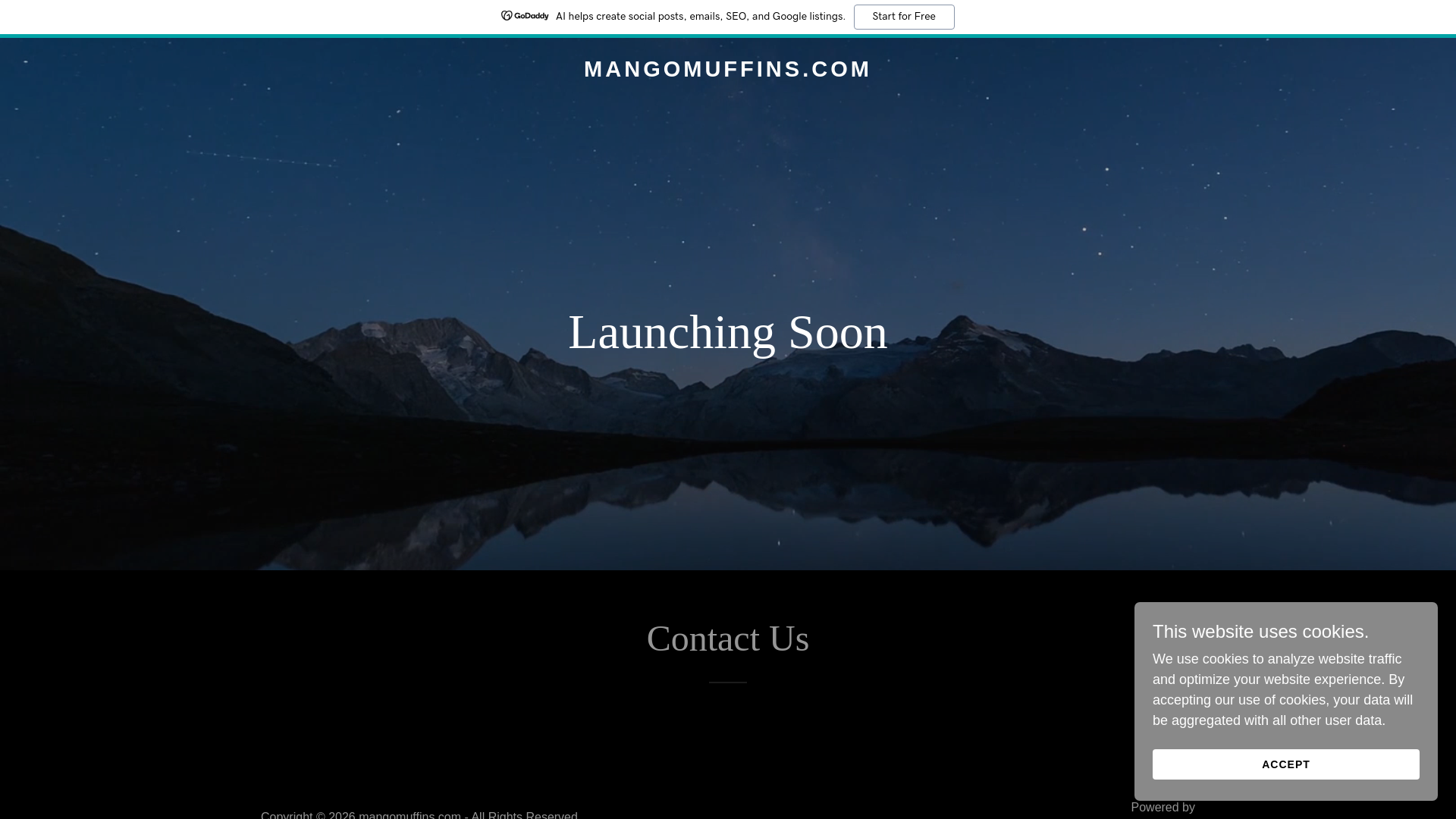 website screenshot of https://mangomuffins.com/