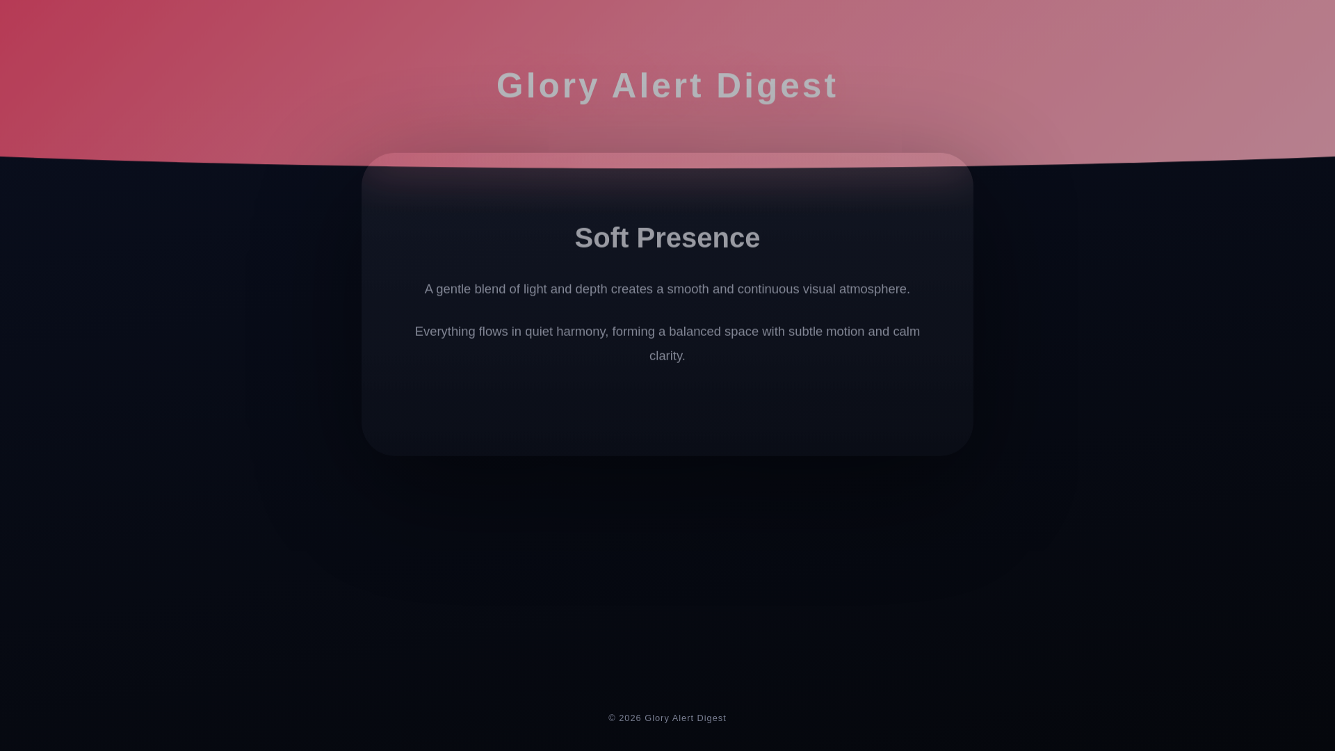 website screenshot of https://gloryalertdigest.website