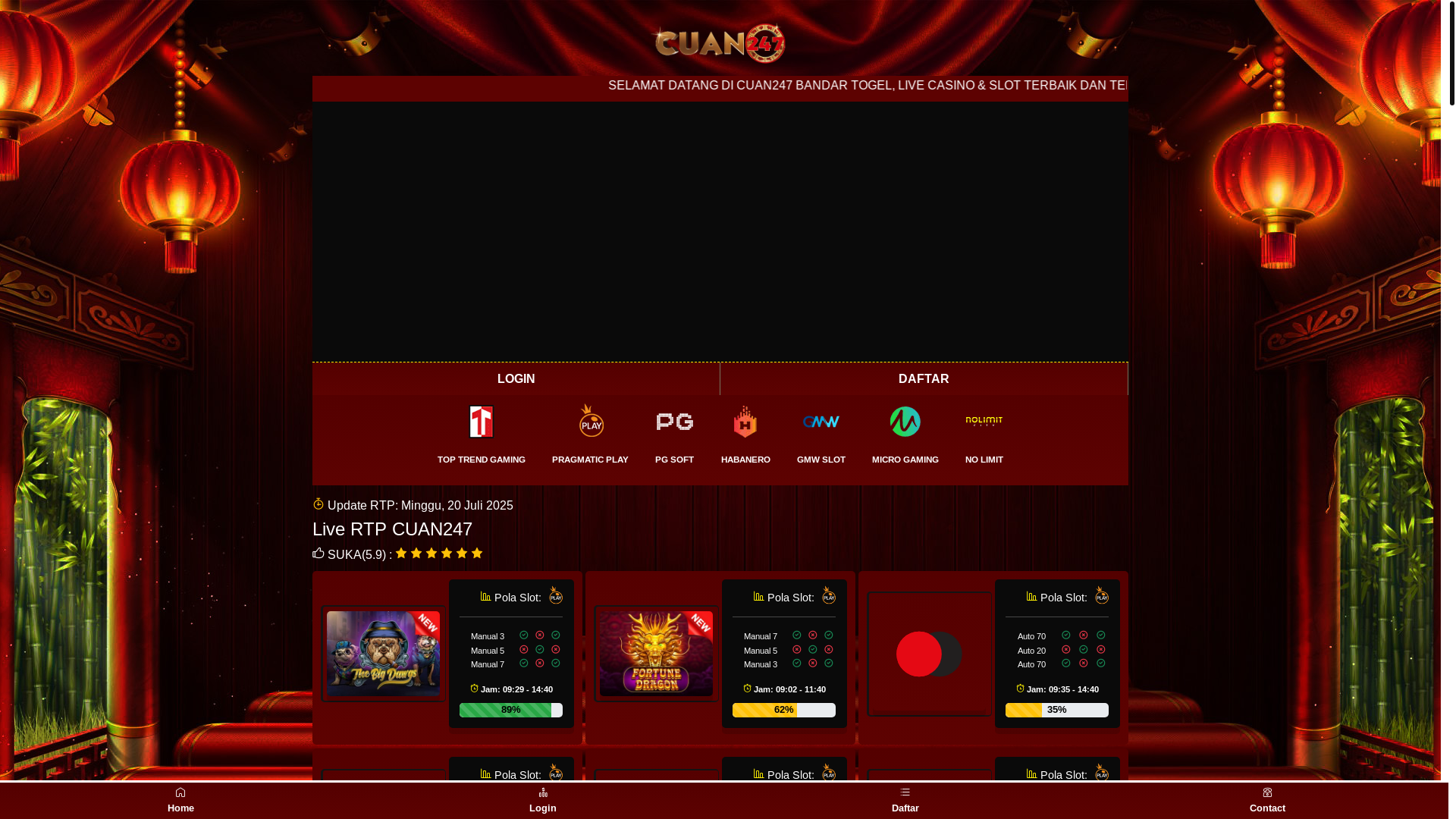 website screenshot of https://rtpcuan-9.pages.dev/