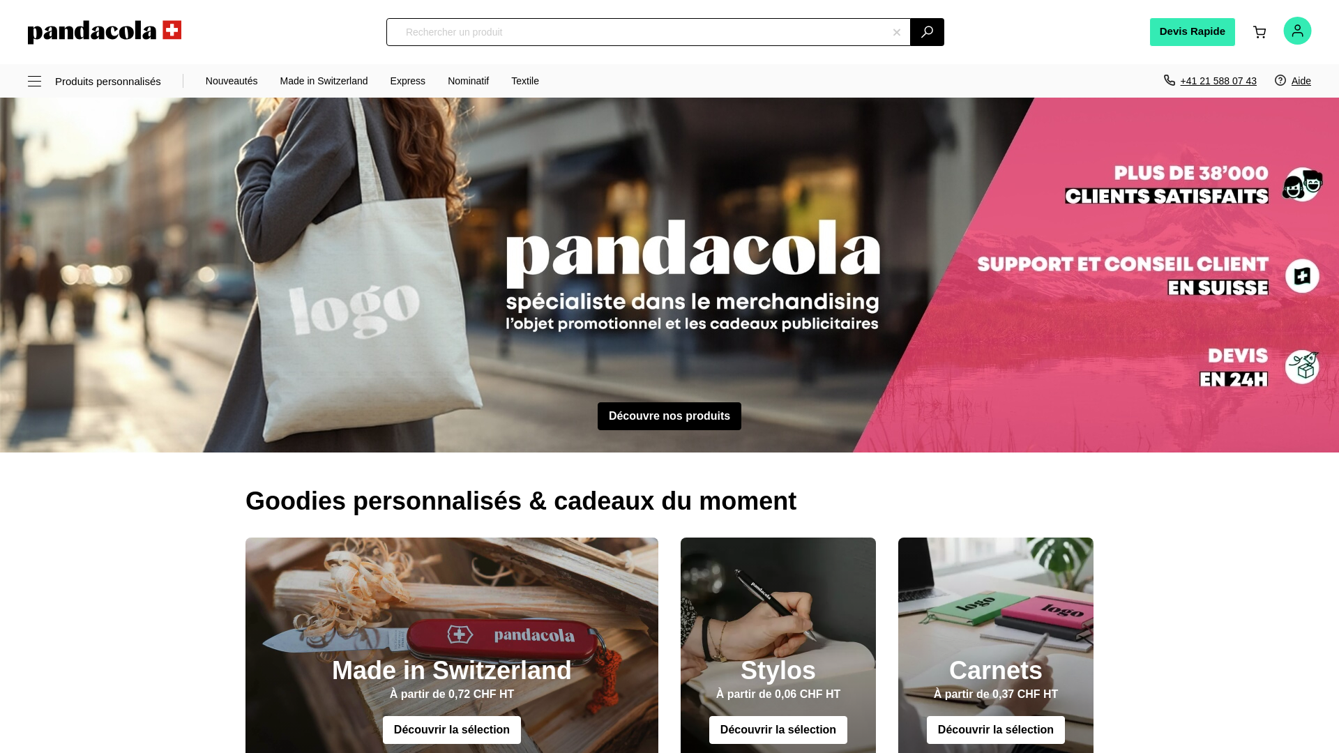 website screenshot of https://pandacola-good.website/