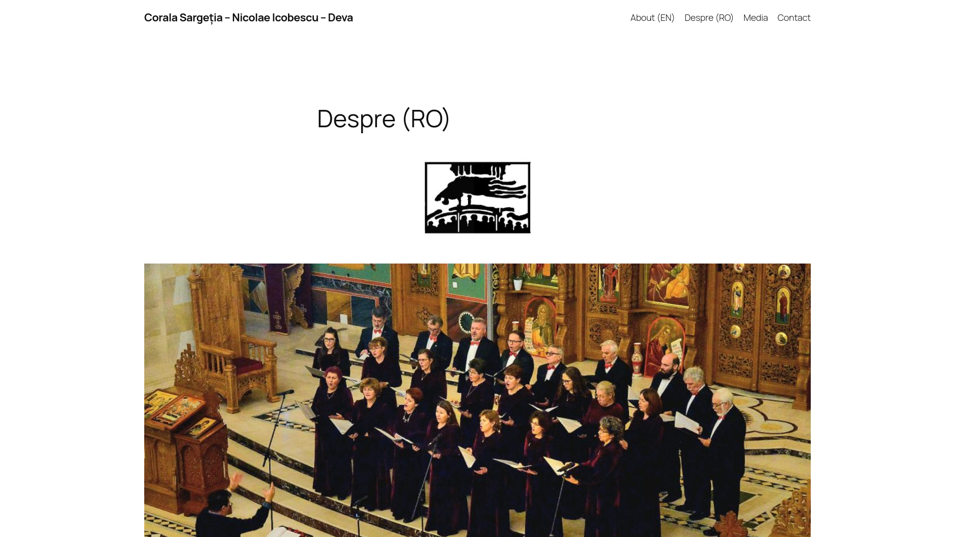 website screenshot of https://coralasargetia.ro