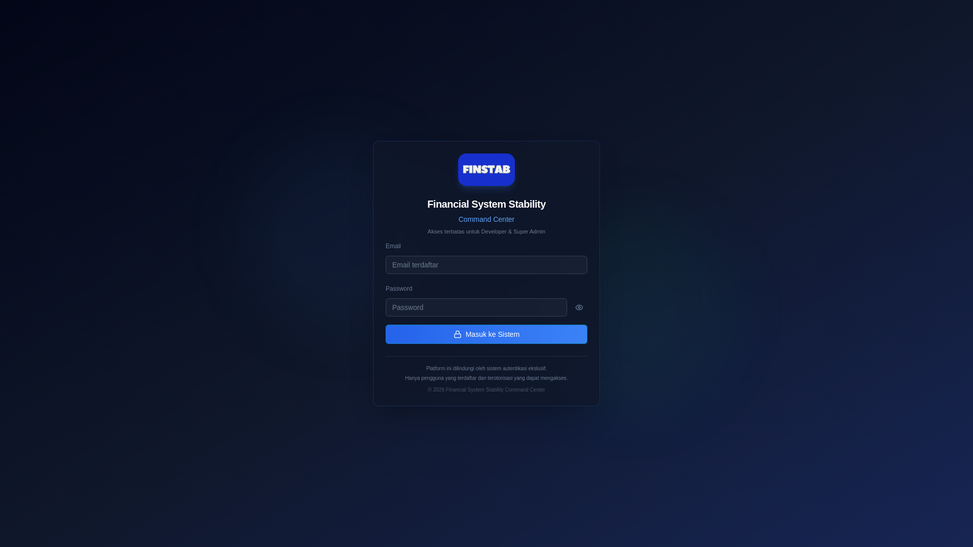 website screenshot of https://finstab.net