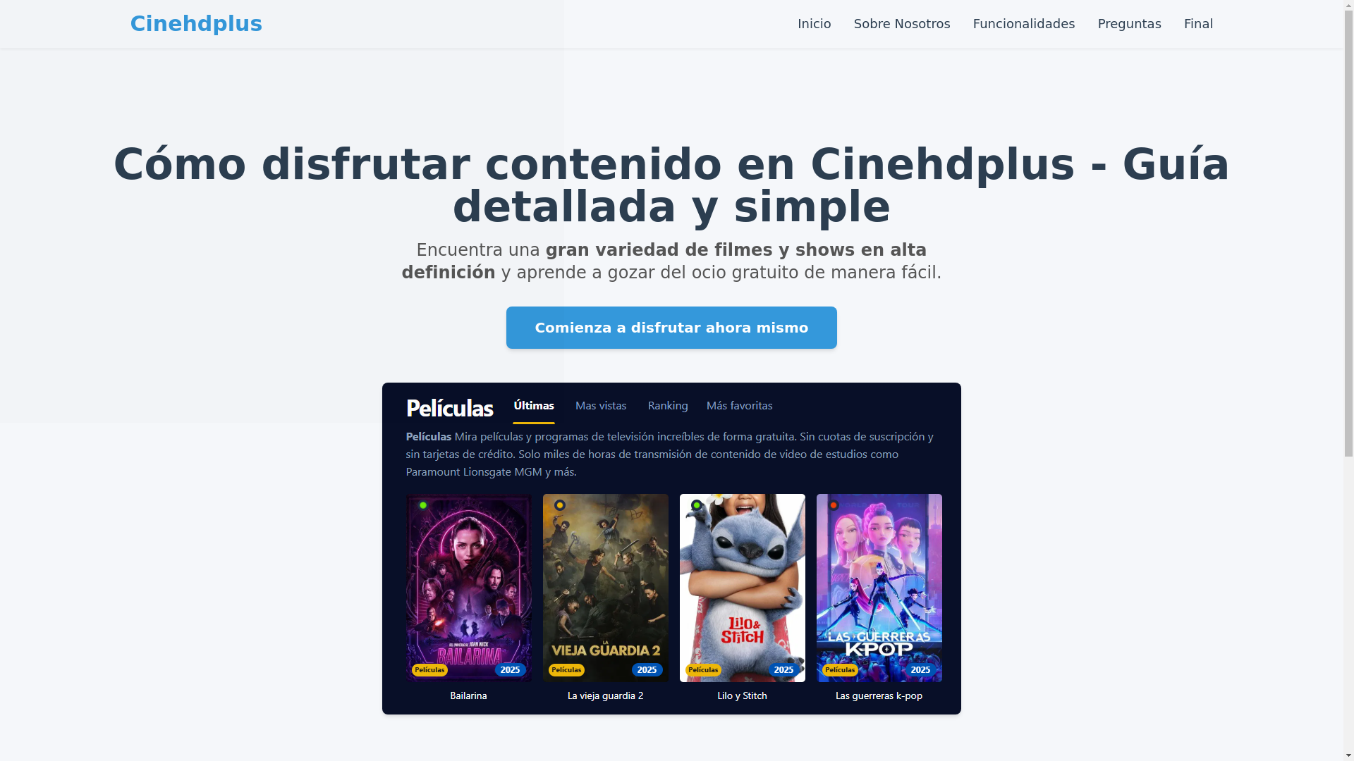 website screenshot of https://cinehdplus-yp4f.pages.dev/