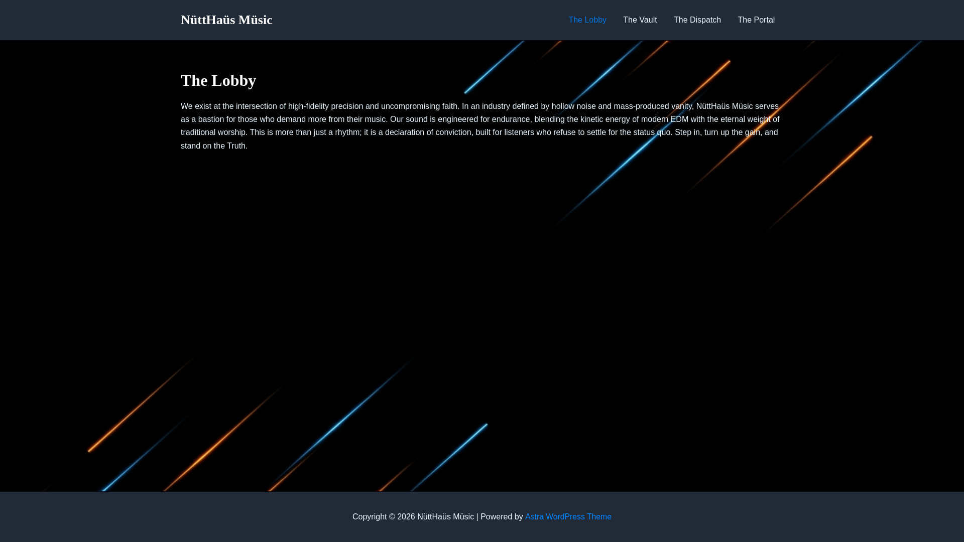 website screenshot of https://nutthaus.us/