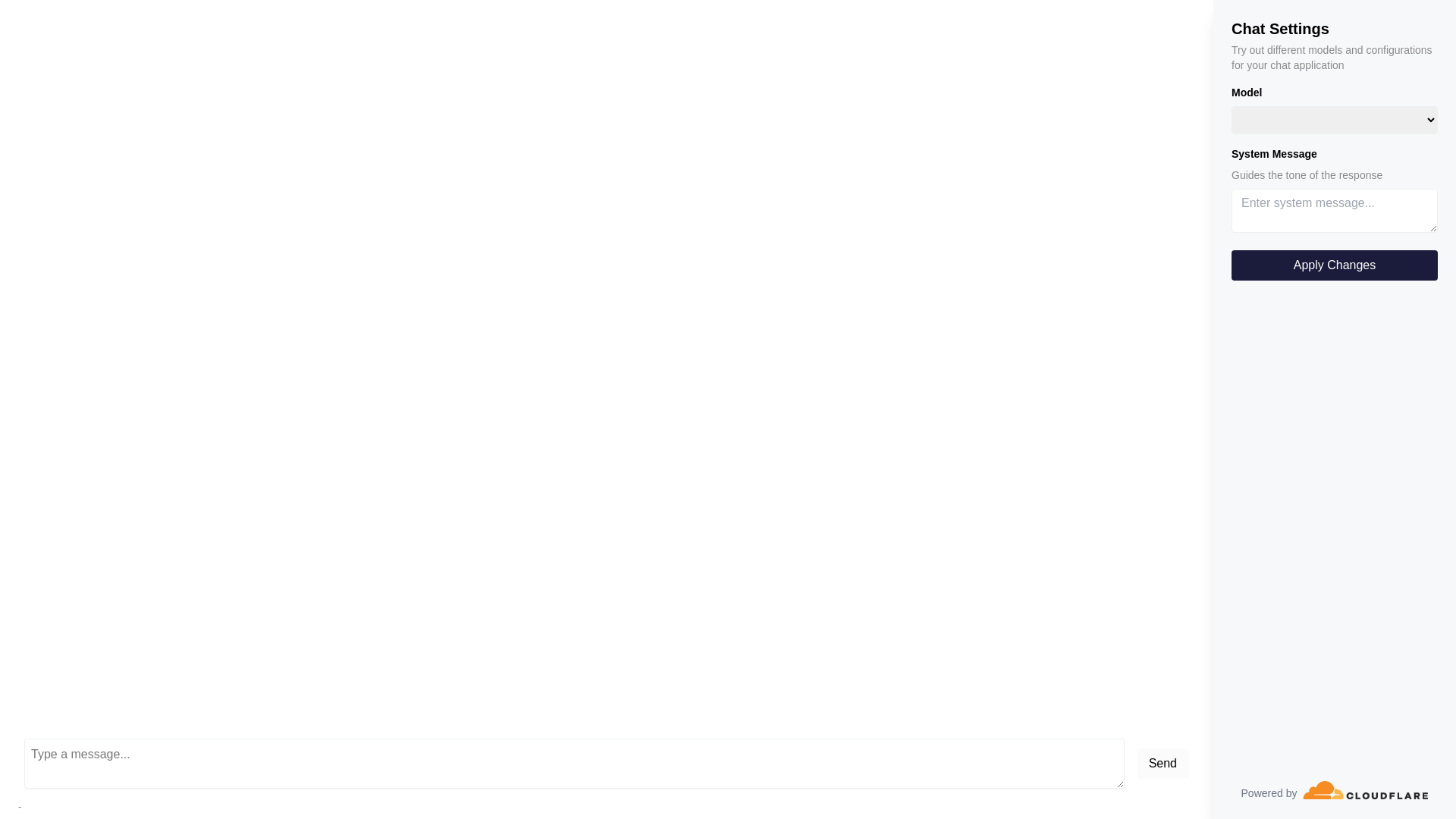 website screenshot of https://vanilla-chat-demo-tmpl-8an.pages.dev/