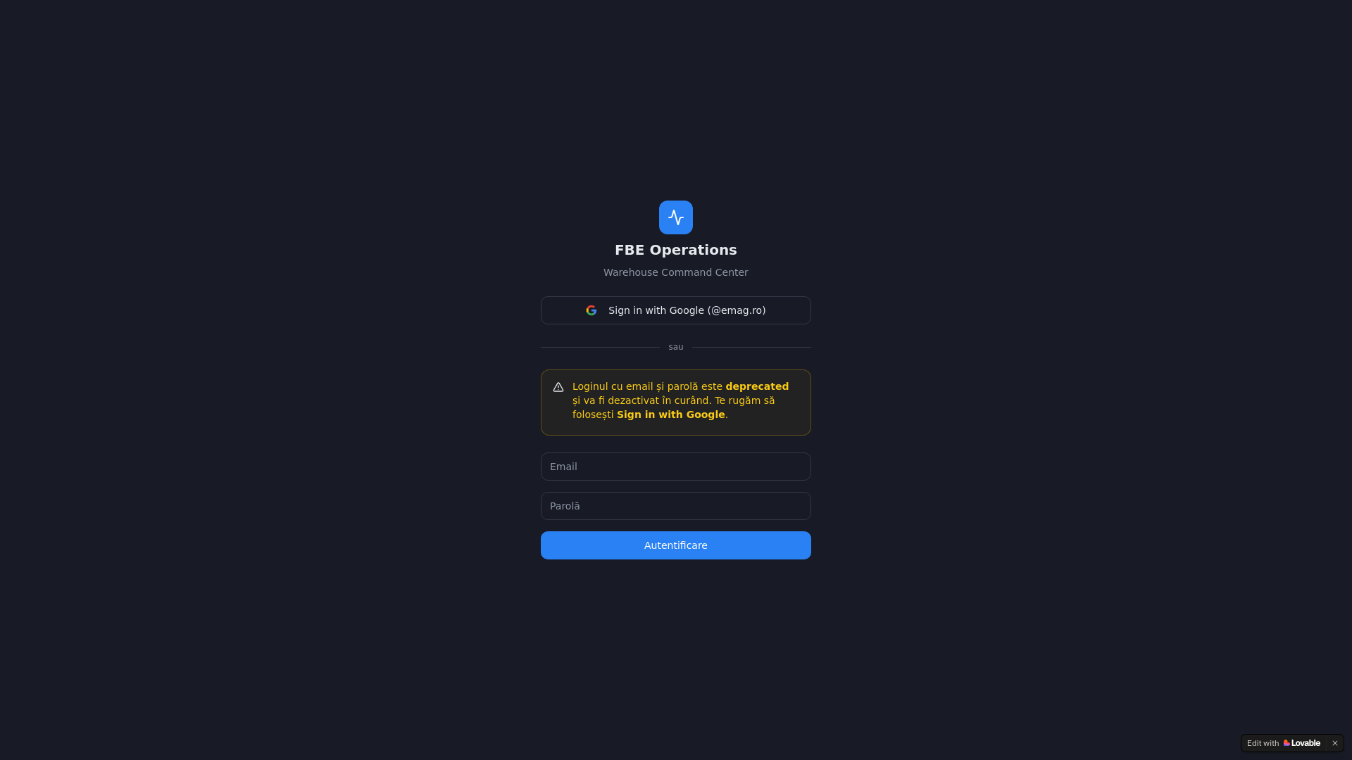 website screenshot of https://fbe-ops-center.work