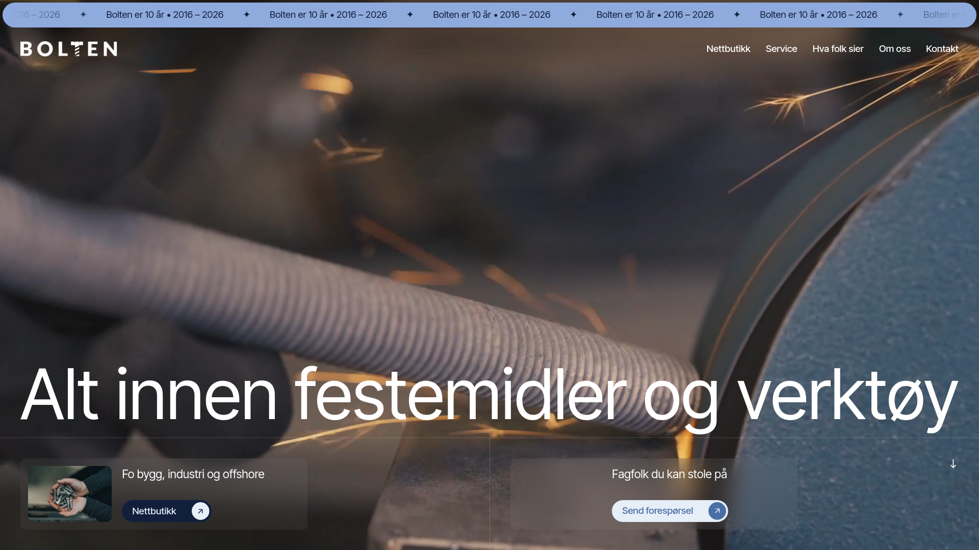website screenshot of https://pm360-demo.no/