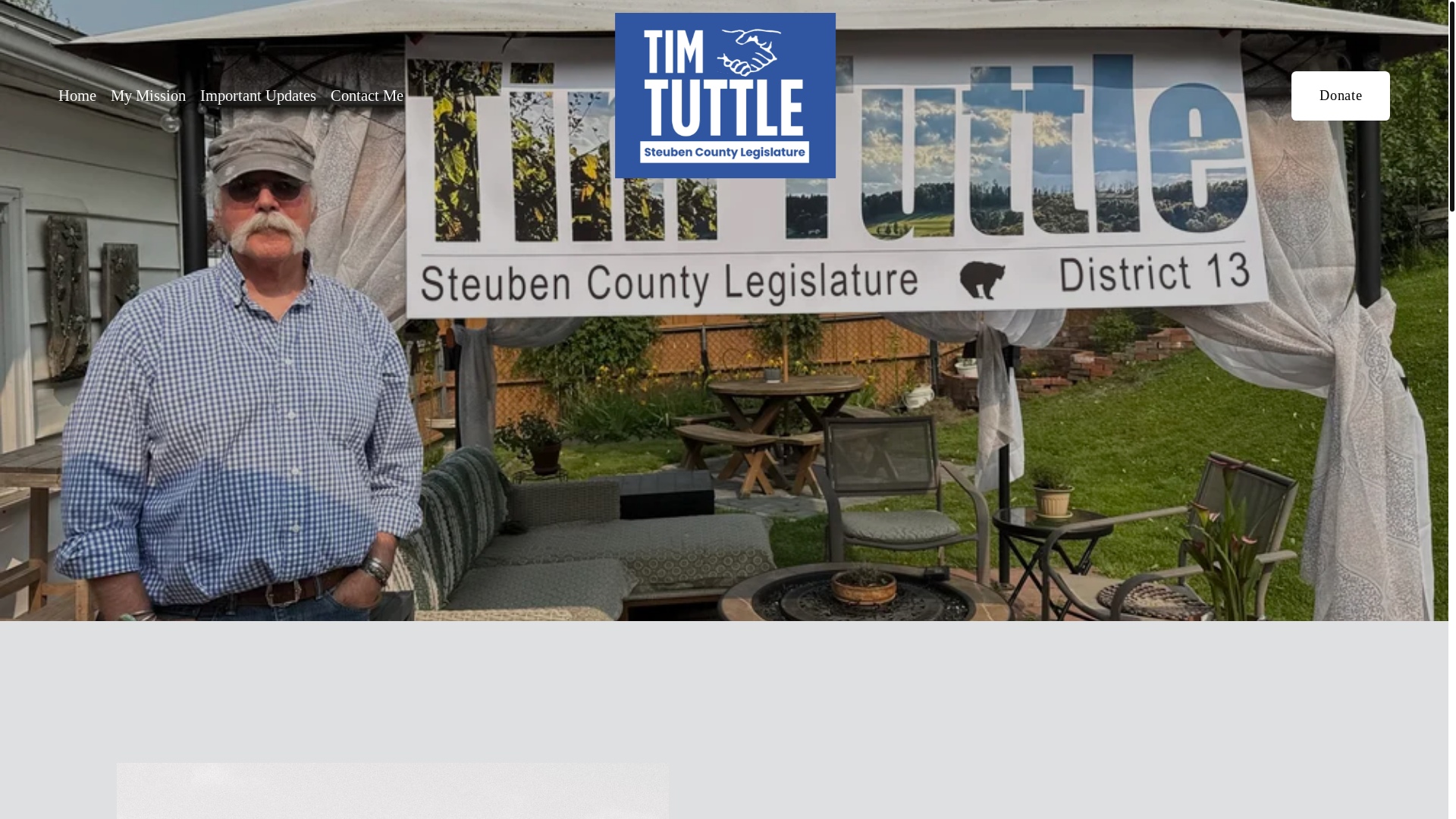 website screenshot of https://timtuttledistrict13.com/