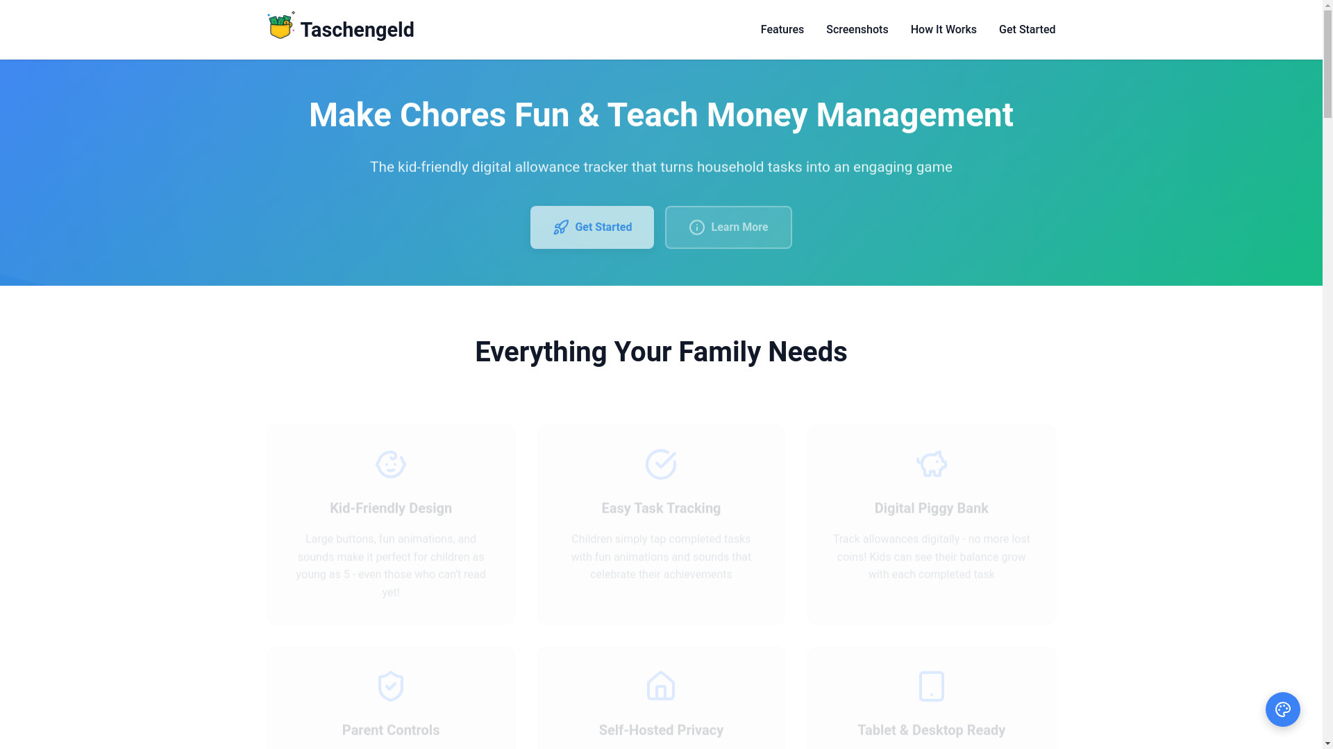 website screenshot of https://taschengeld-groovycode-xyz.pages.dev/