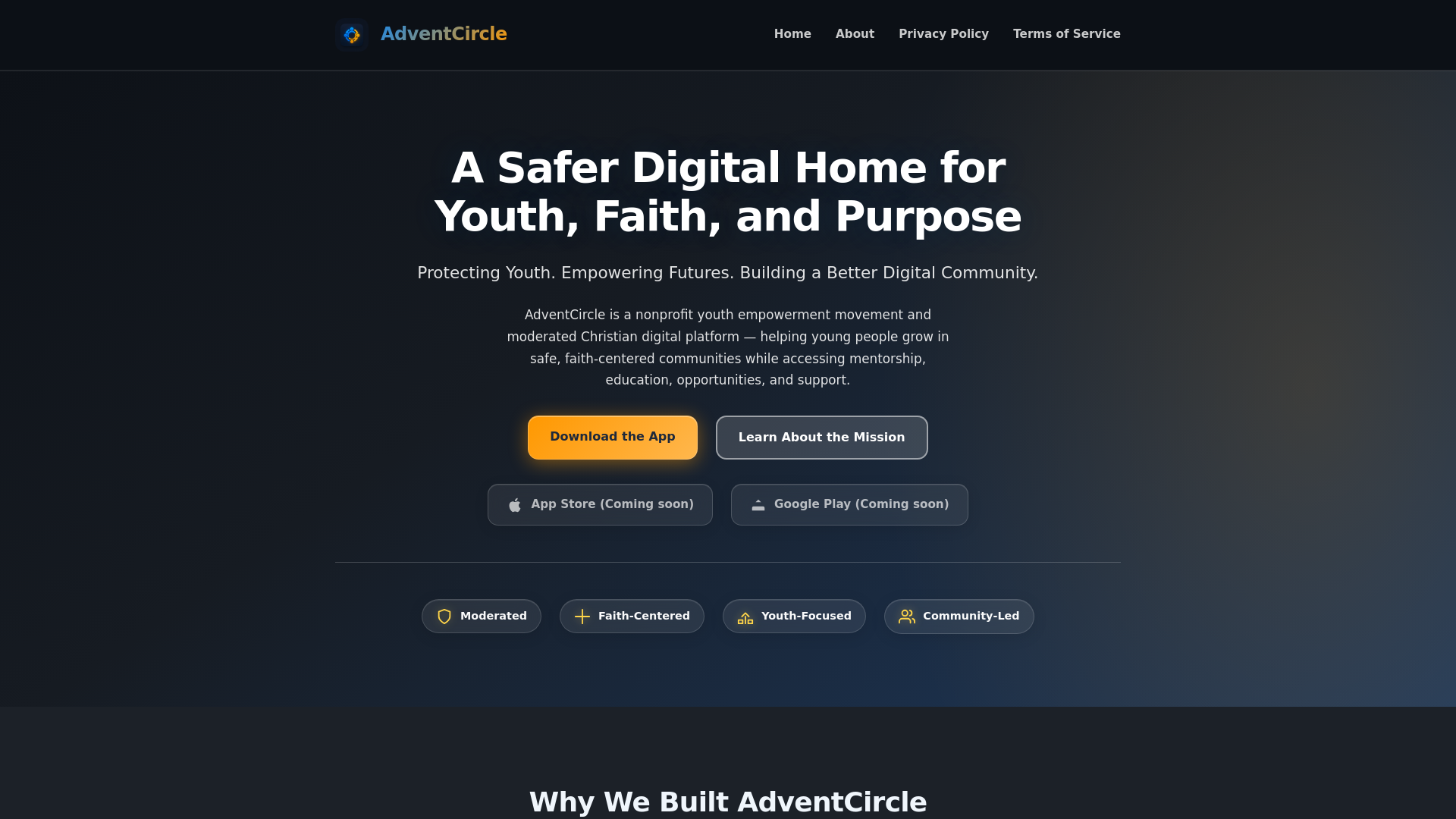 website screenshot of https://adventcircle-app-web.pages.dev/