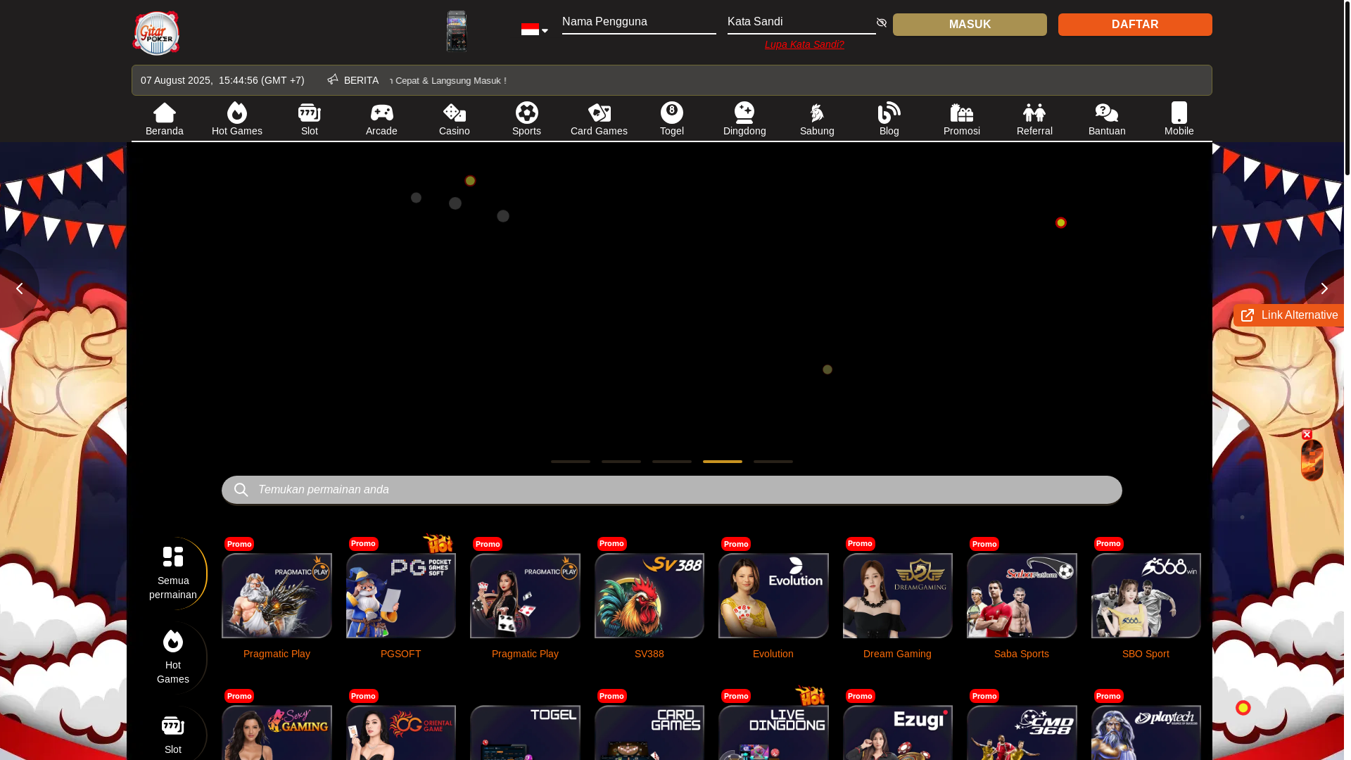 website screenshot of https://gitaralmond.com/