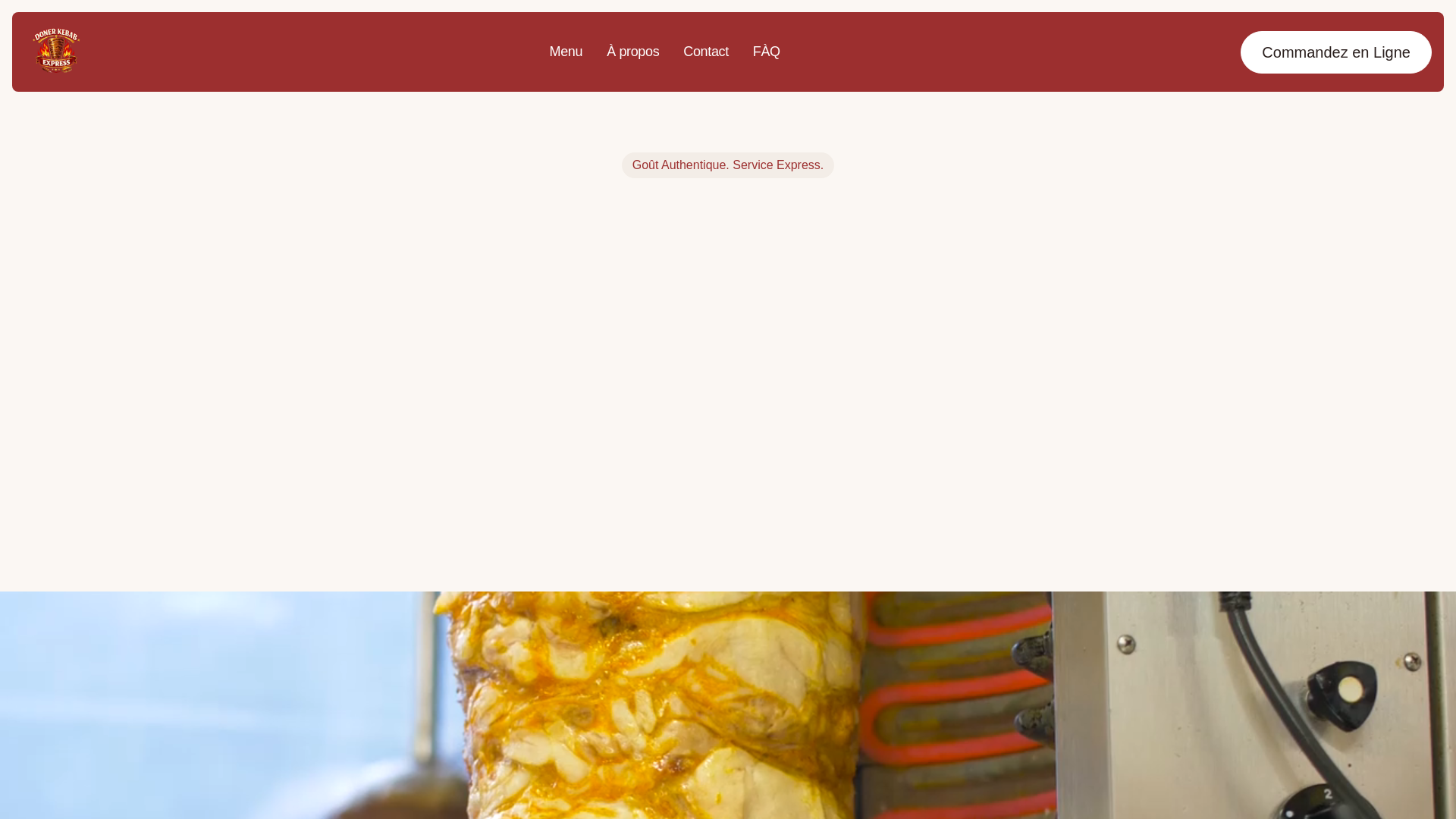 website screenshot of https://donerkebabexpress.ca