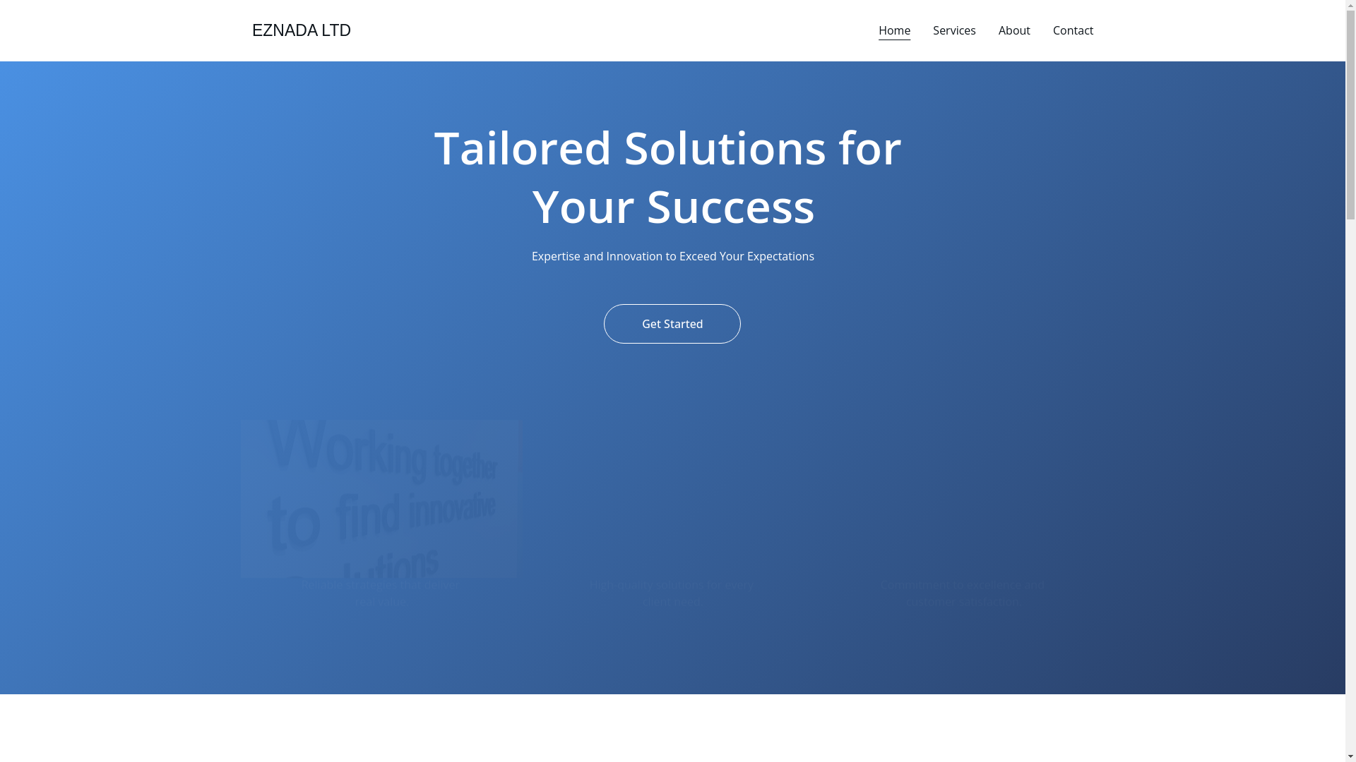 website screenshot of https://eznada.site/