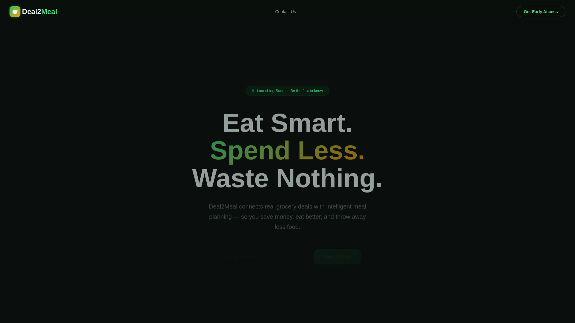 website screenshot of https://deal2meal.com/