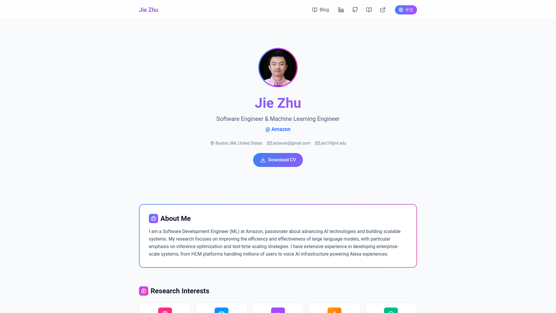 website screenshot of https://jiezstudio.com