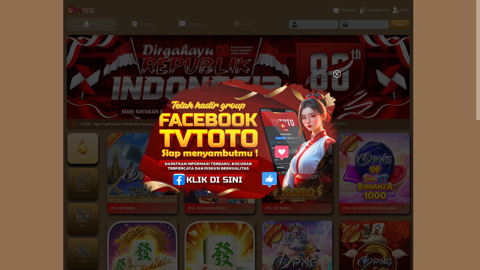 website screenshot of https://daftarglobalteam.fun/