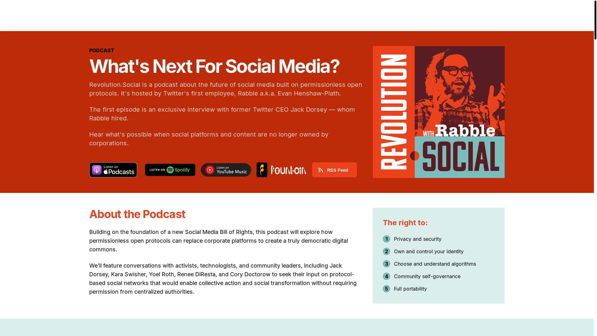 website screenshot of https://revolution-social.pages.dev/