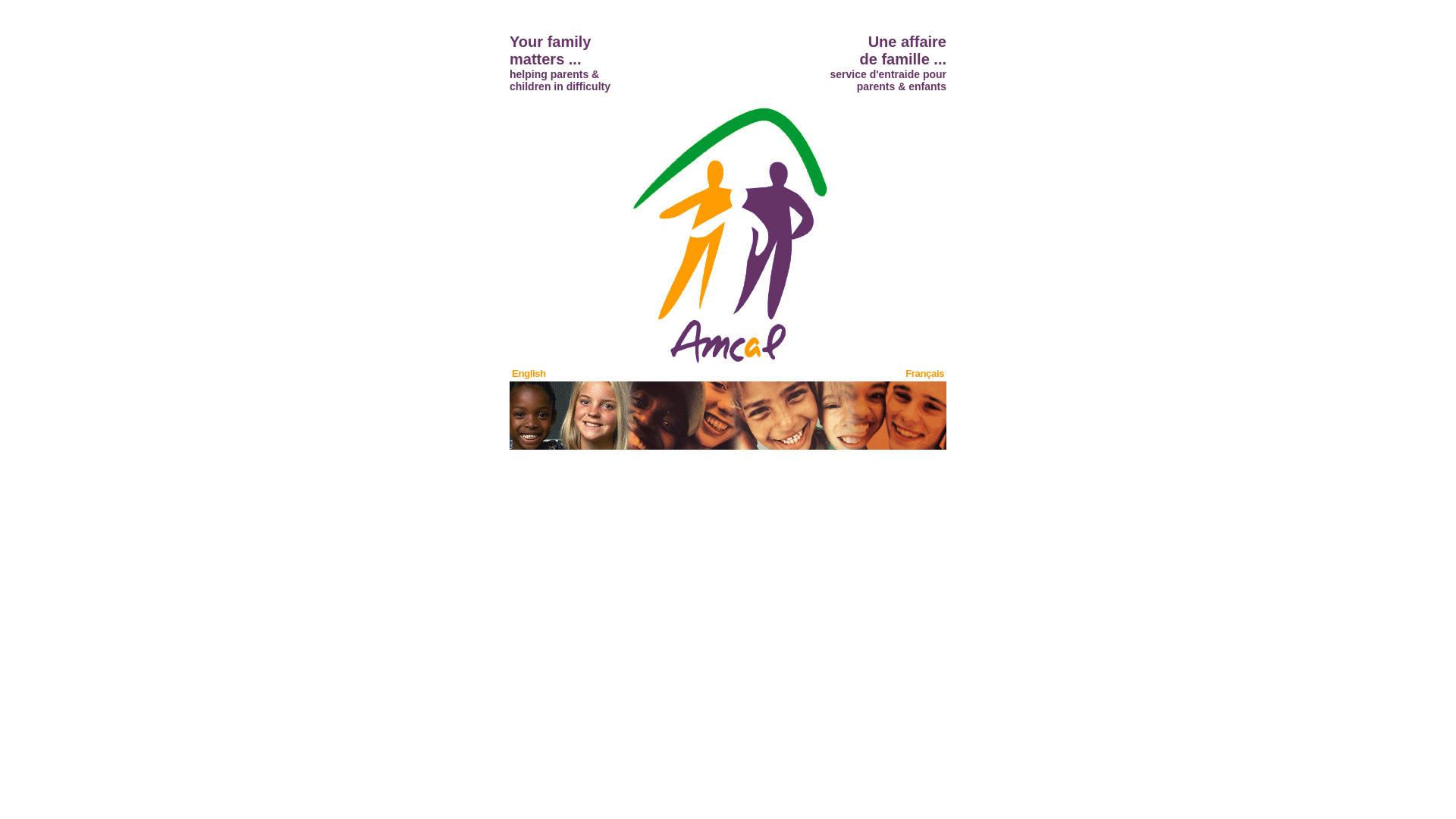 website screenshot of https://amcalfamilyservices.pages.dev/