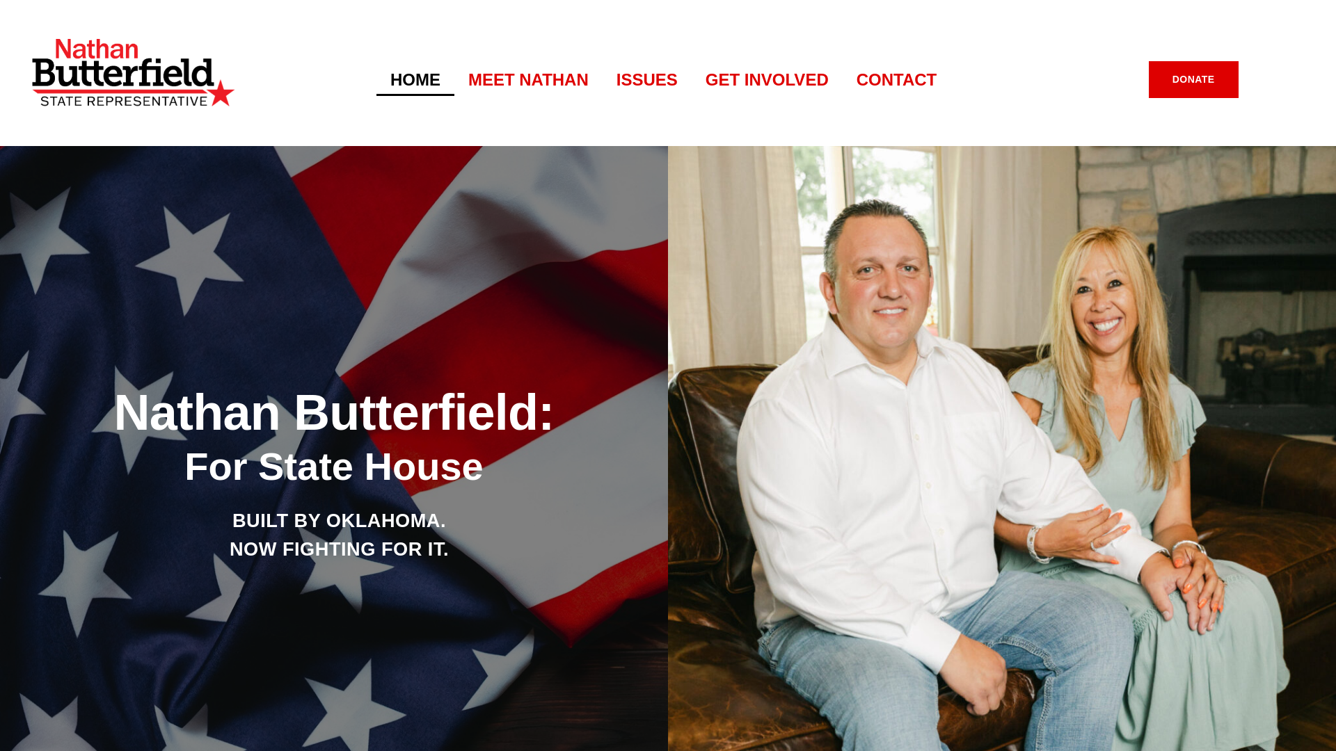 website screenshot of https://natebutterfield.com/