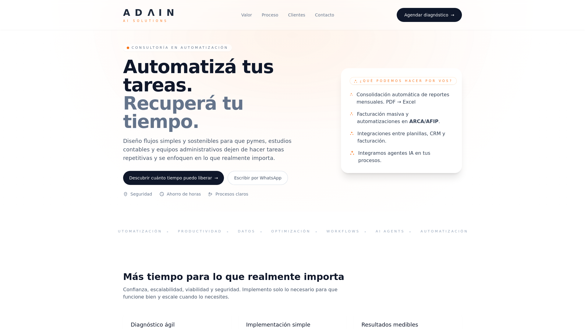 website screenshot of https://adain.pages.dev/