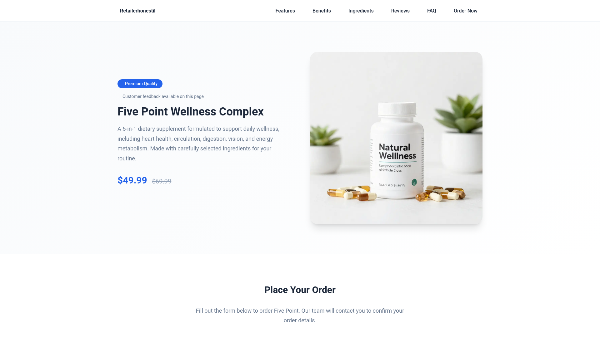 website screenshot of https://retailerhonestil.world