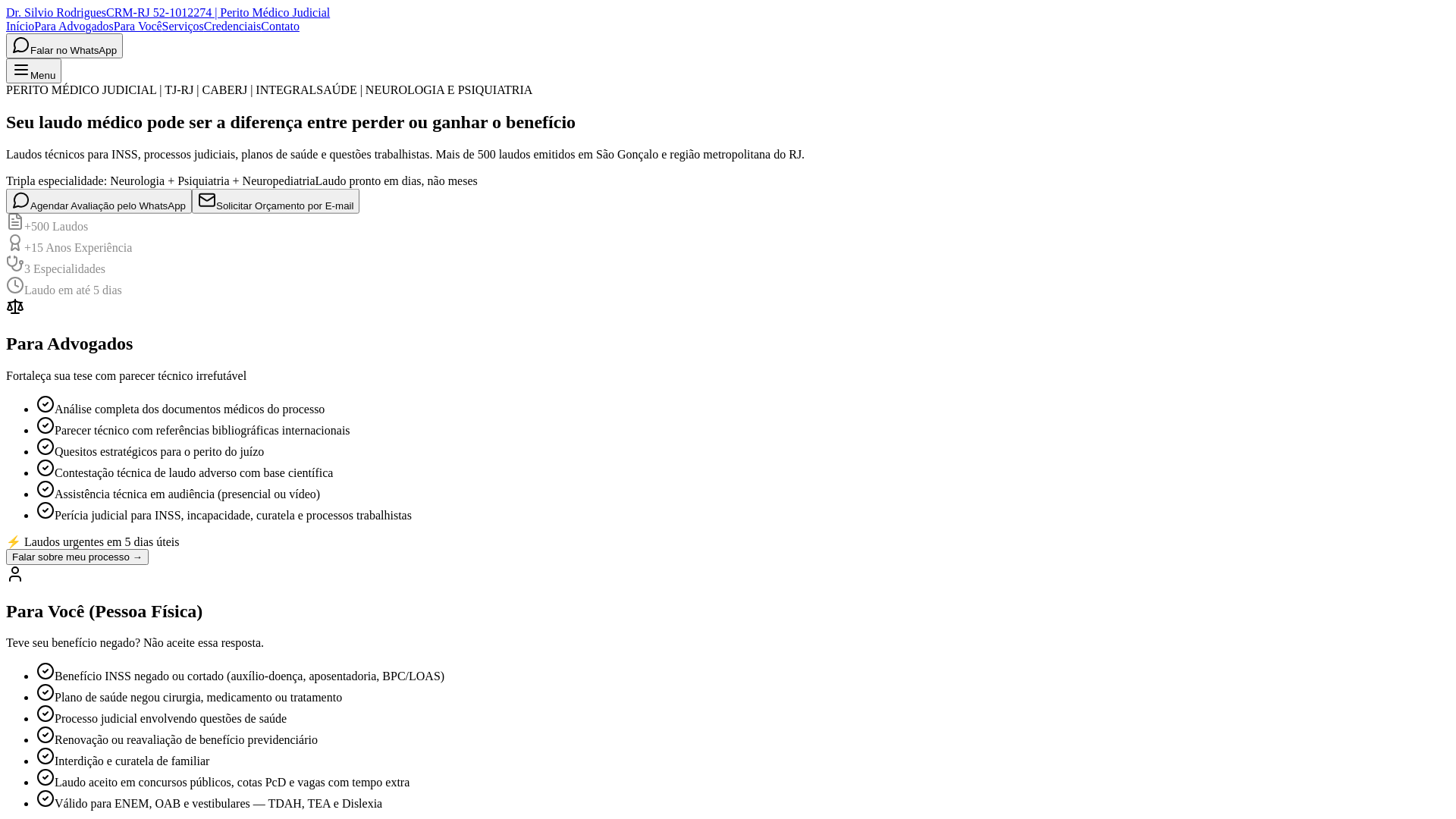 website screenshot of https://laudopericiamedica.com/