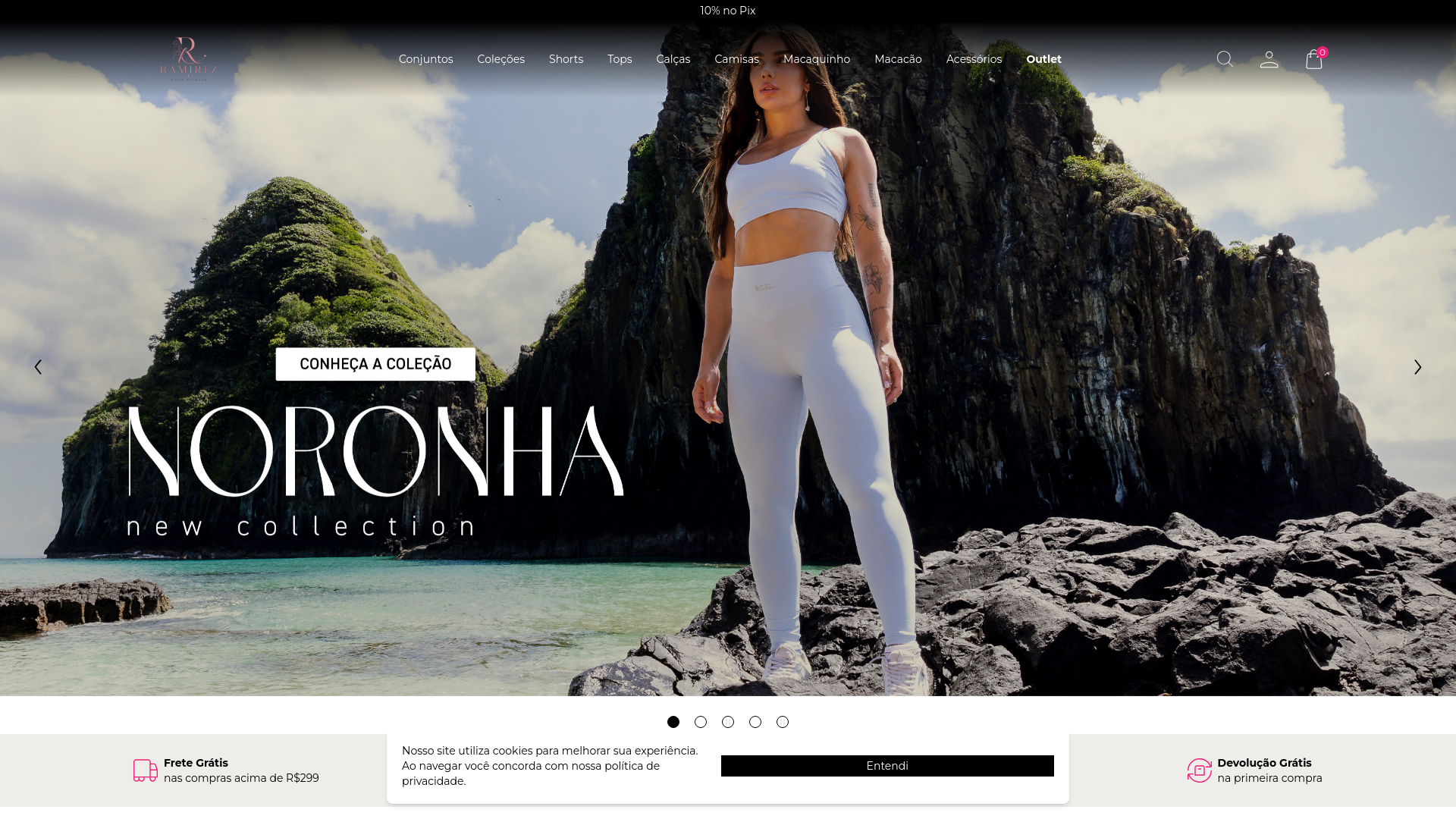 website screenshot of https://storeramirezfit.site/