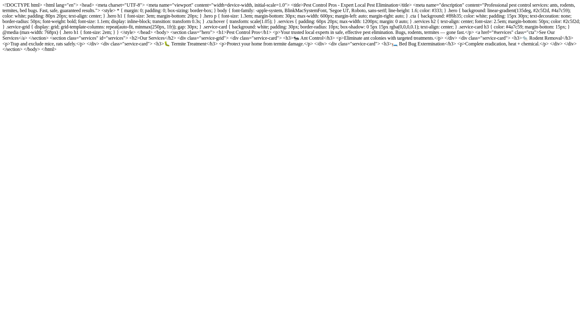 website screenshot of https://pest-control-site-main.pages.dev/