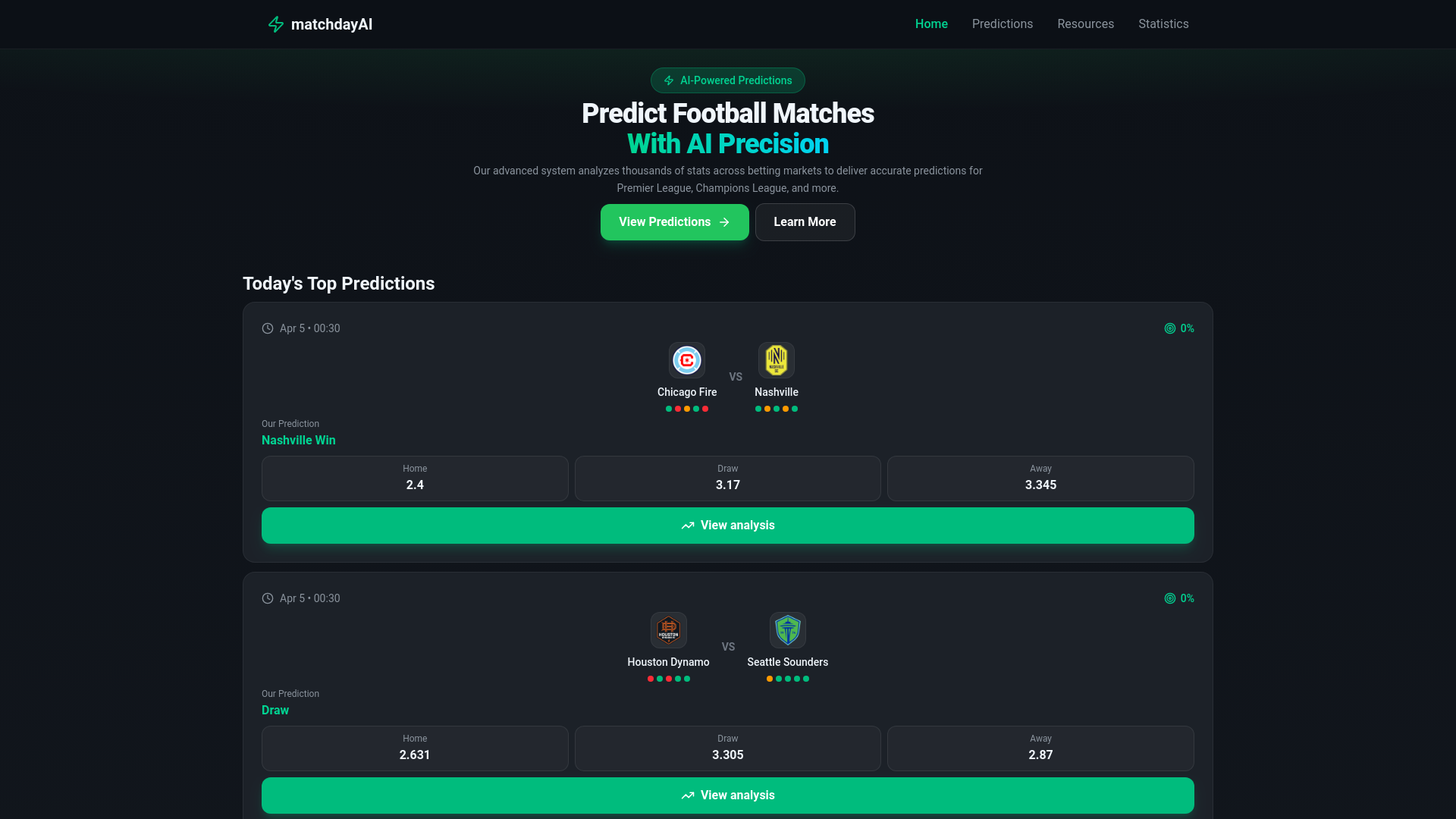 website screenshot of https://mymatchday.ie