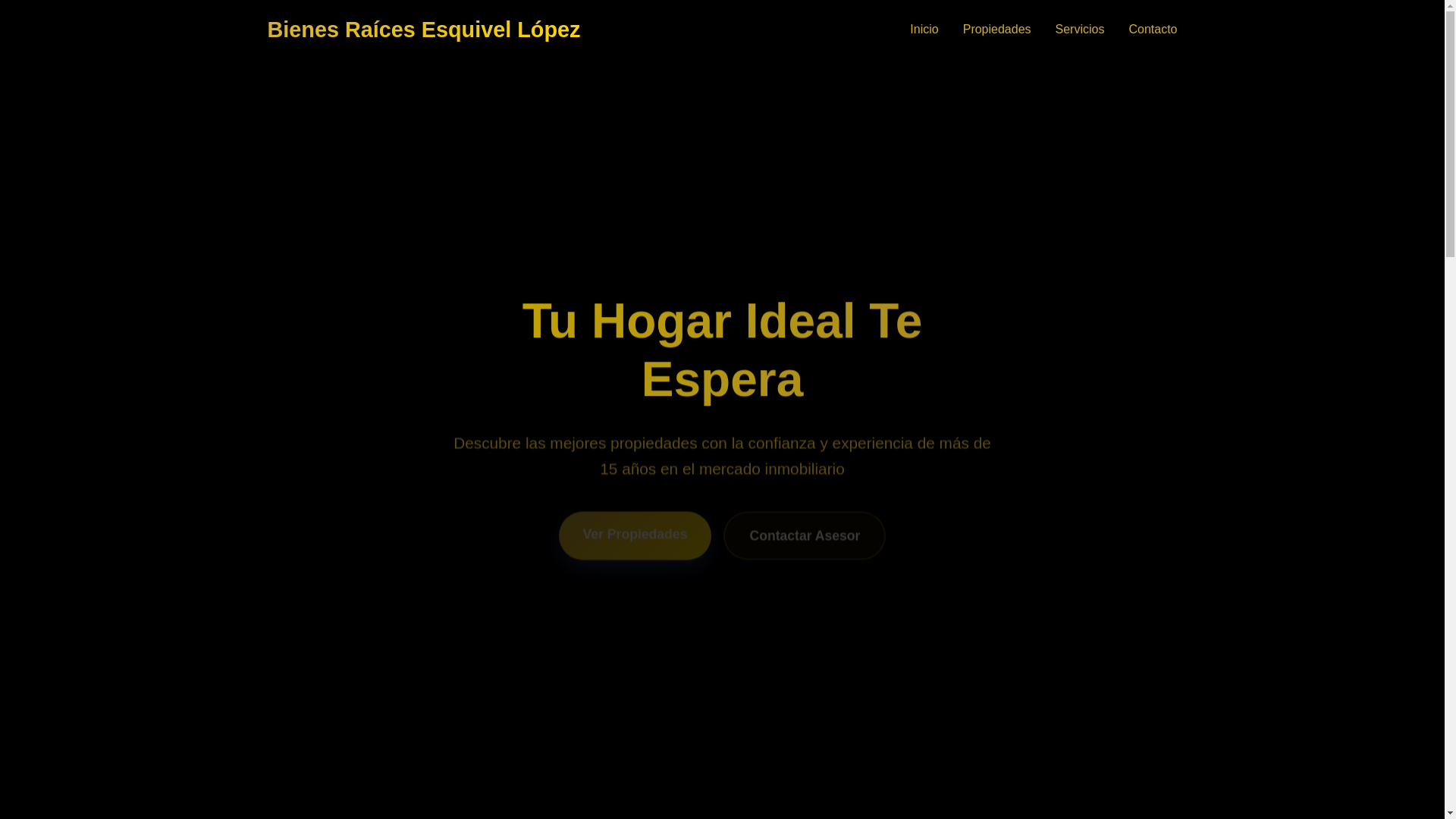 website screenshot of https://bienesraicesel.com/