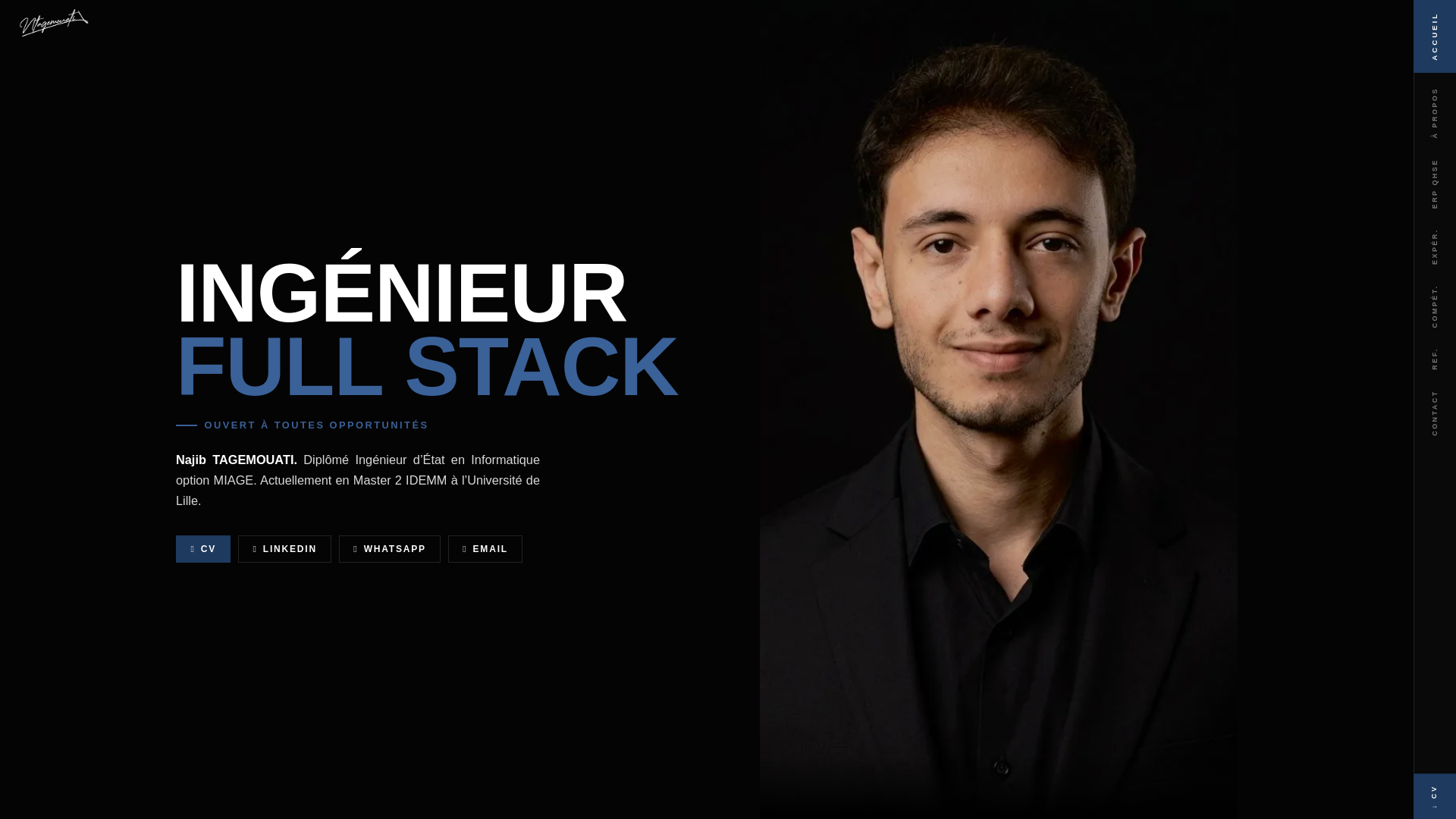 website screenshot of https://najib-tagemouati.com/