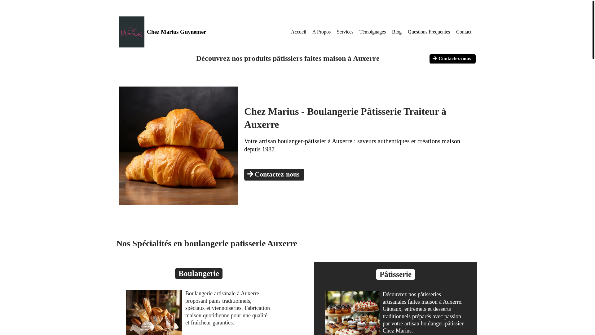 website screenshot of https://boulangerie-patisserie-traiteur-guynemer.fr/