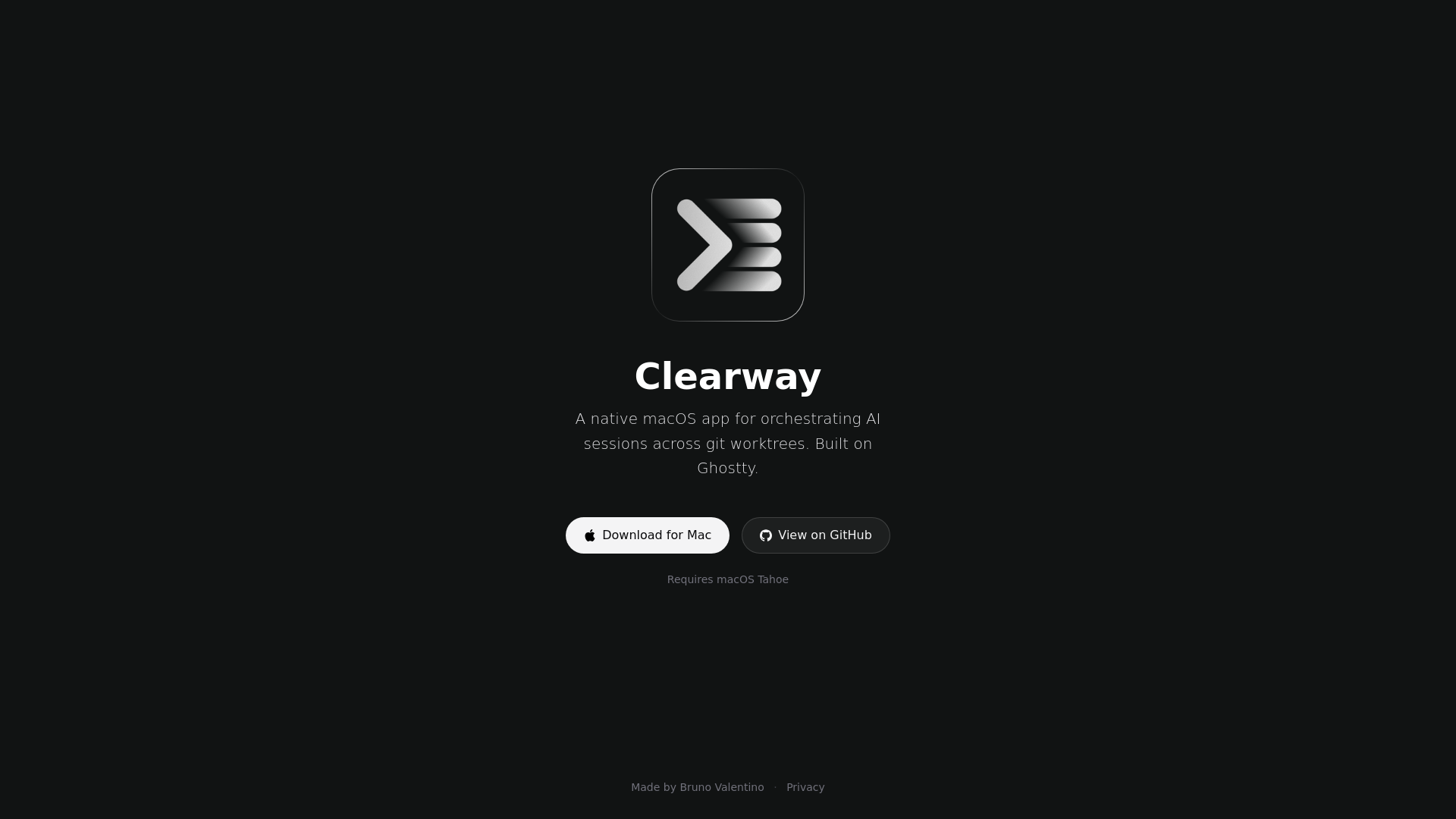 website screenshot of https://clearway-2ch.pages.dev/