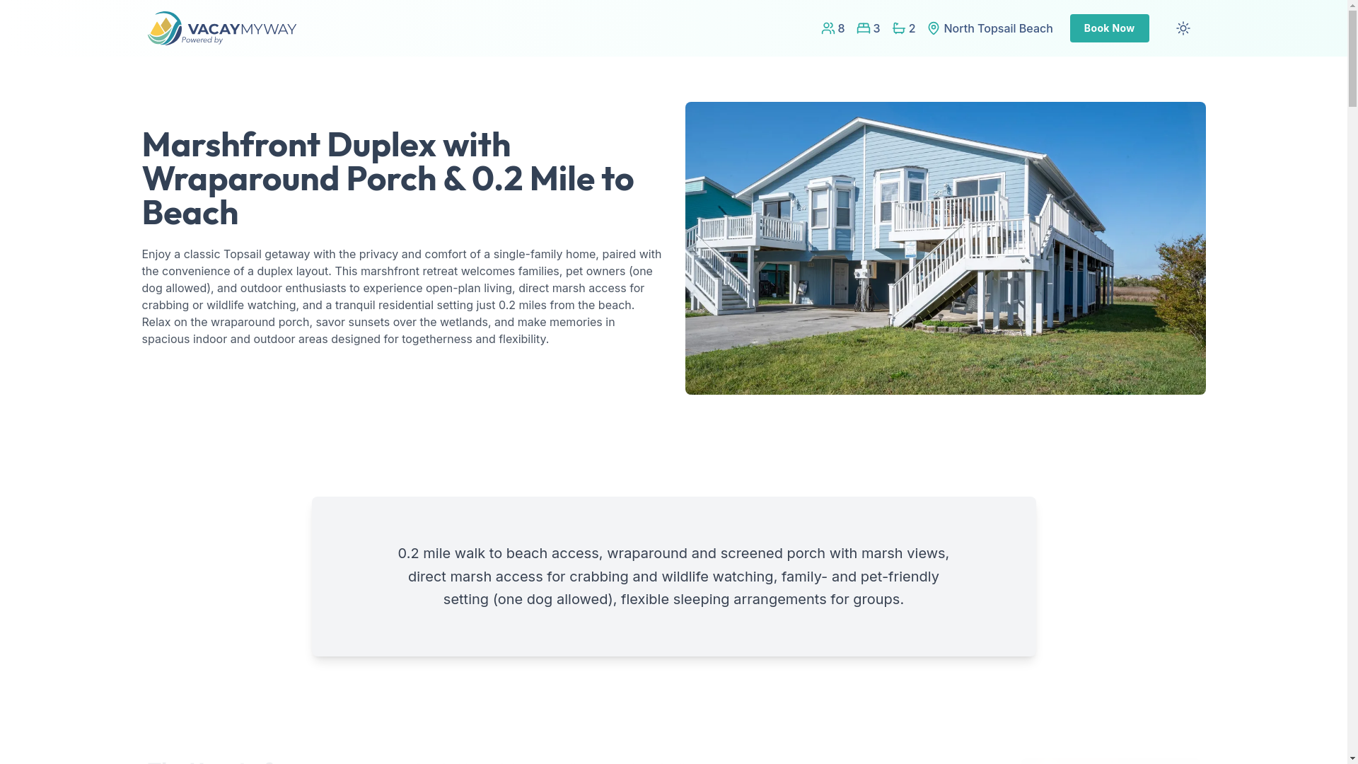 website screenshot of https://fishinlet.camp/