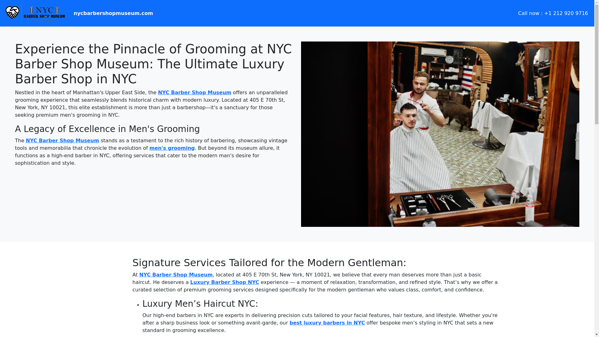 website screenshot of https://experiencethepinnacleofgroomingatnycbarbershopmuseum.pages.dev/