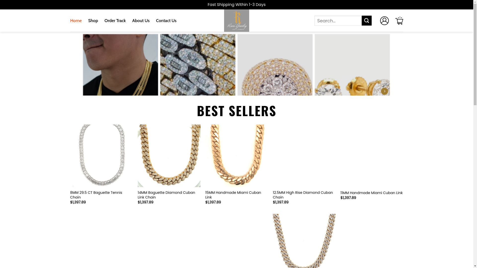 website screenshot of https://haloroccosjewelry.shop/