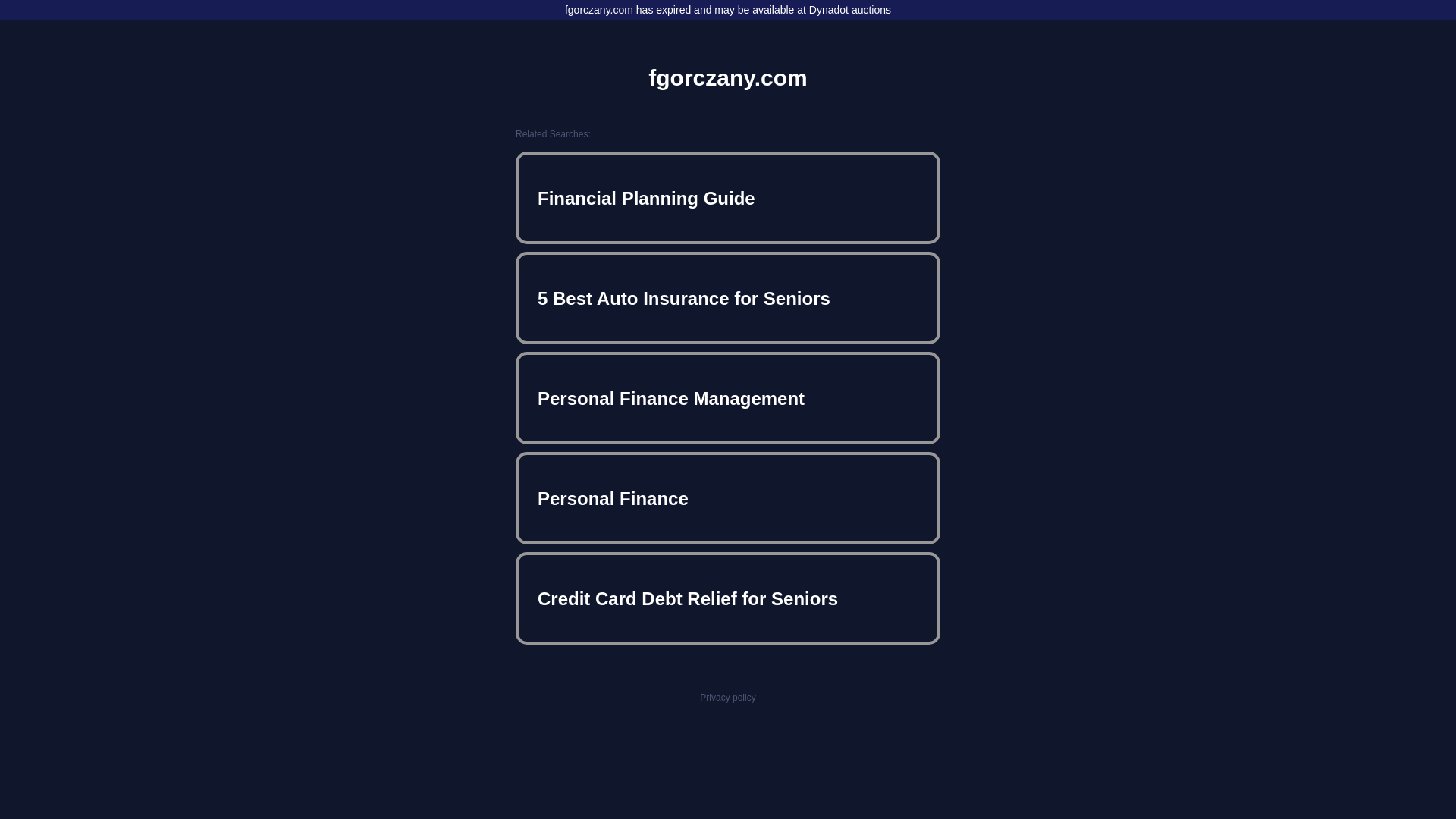 website screenshot of https://vaphk.fgorczany.com