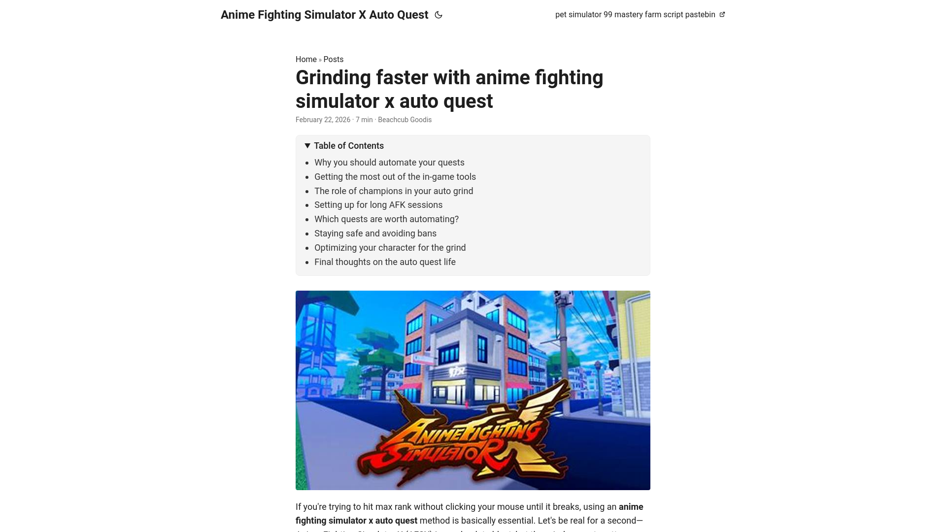 website screenshot of https://anime-fighting-simulator-x-auto-quest.pages.dev/