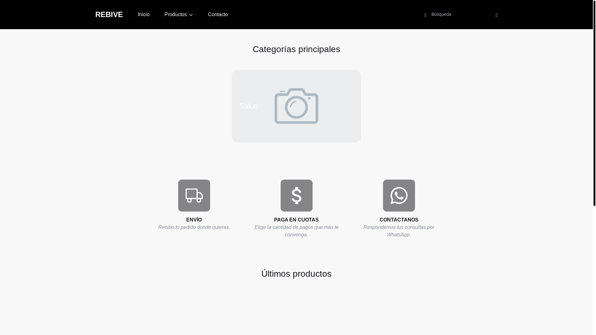 website screenshot of https://rebive.online/