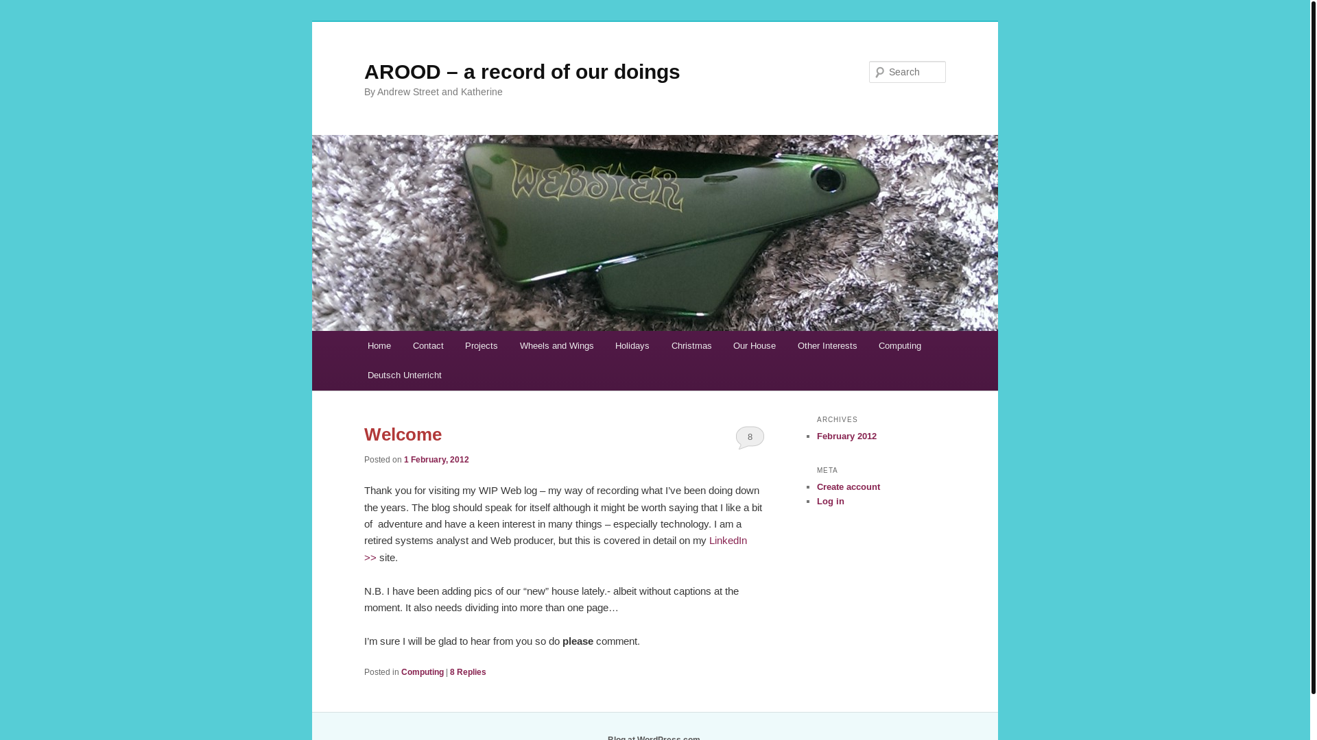 website screenshot of https://andrewwstreet.blog/
